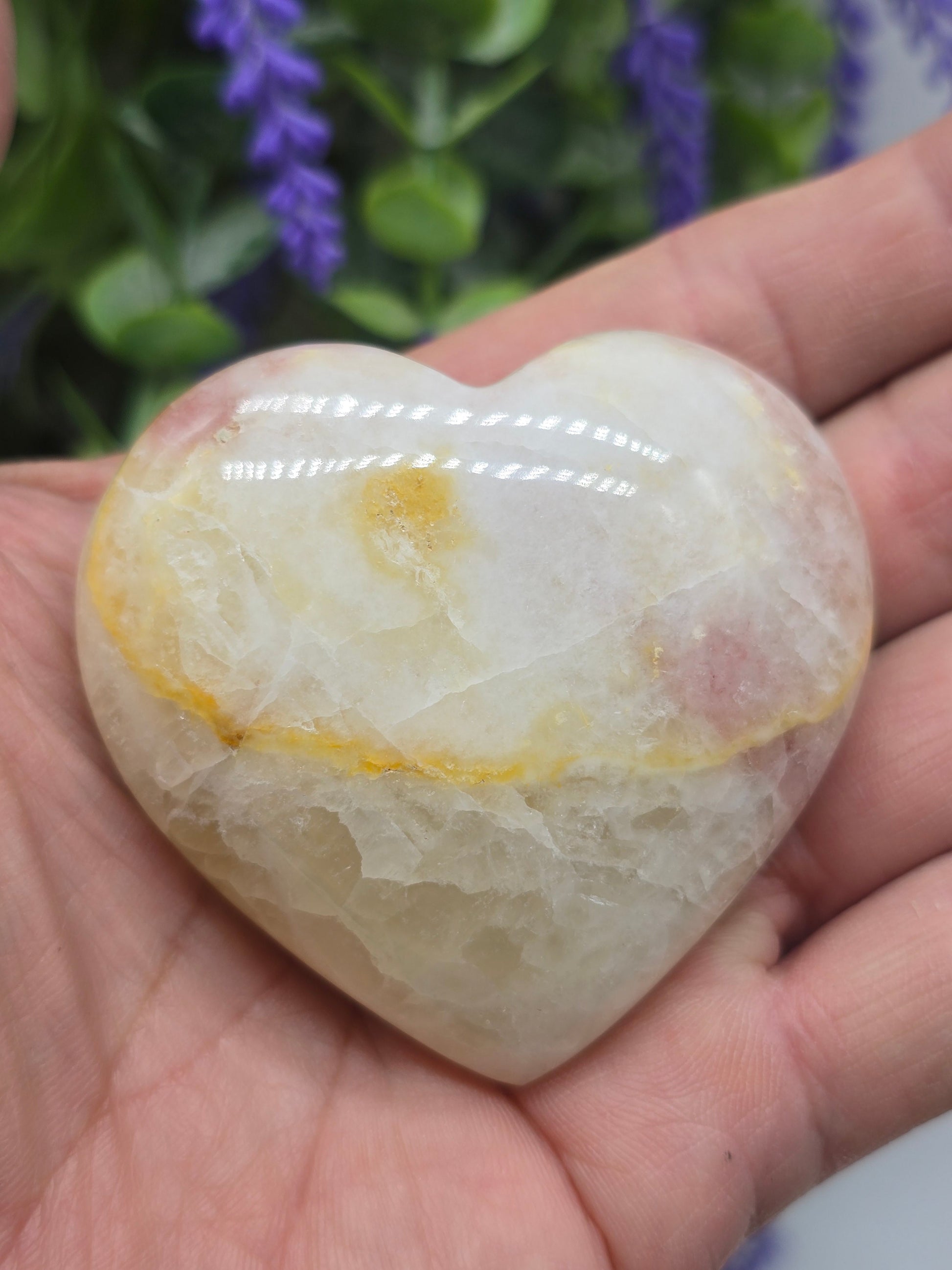 Pink Aragonite Heart – Stone of Emotional Healing, Compassion & Inner Peace Crystal Wellness