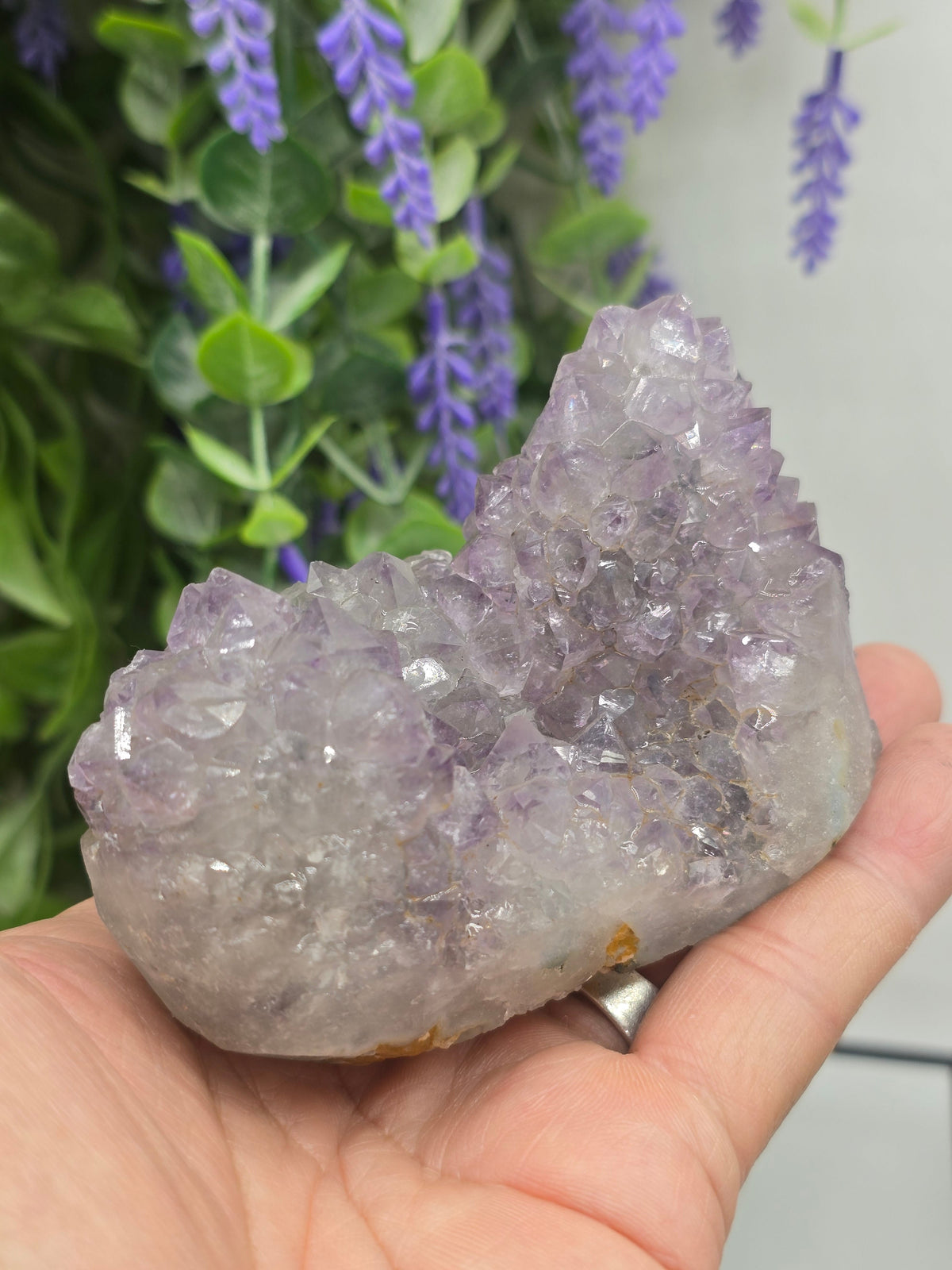 Spirit Quartz Cluster | Spiritual Harmony, Growth & Soul Connection | 369g 10x6x6cm Crystal Wellness