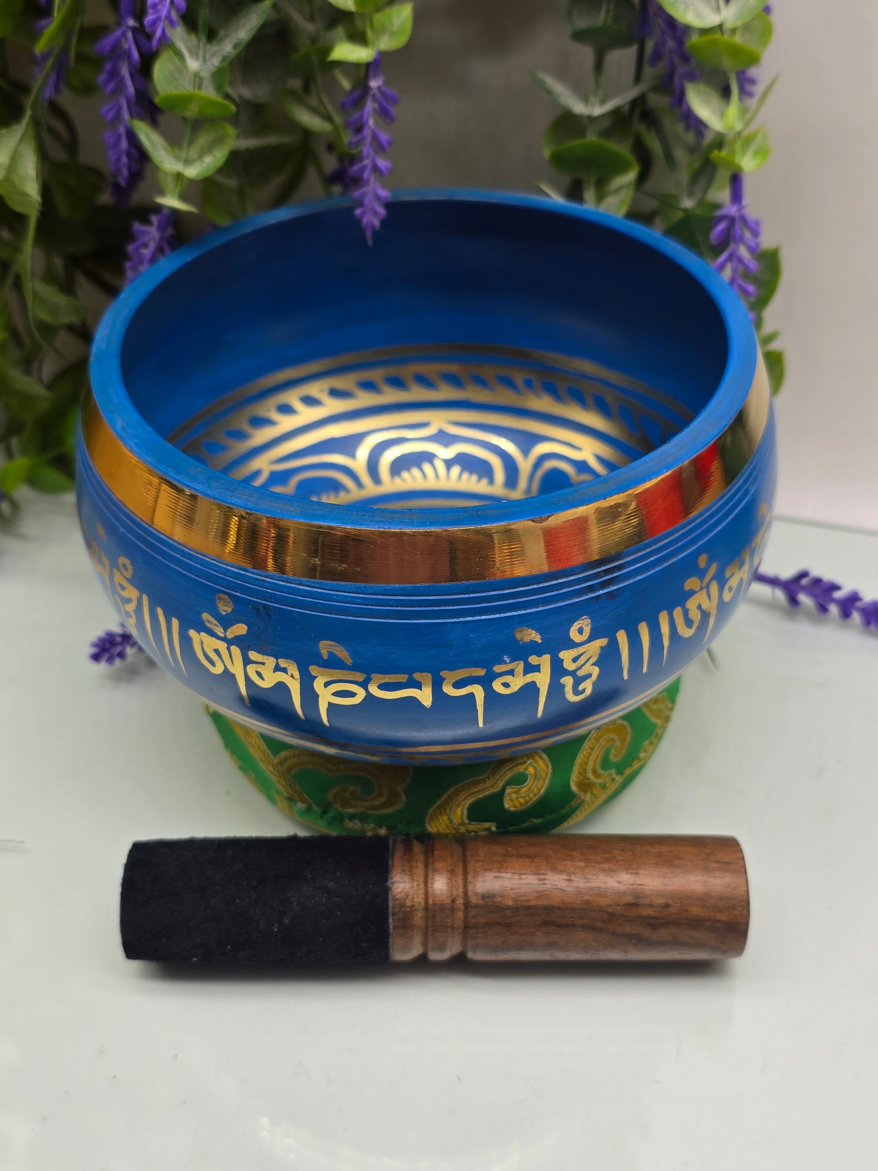 Tibetan Singing Bowl — 6 Inch | B Note | Crown Chakra |
“Royal Blue Crown of Spiritual Awakening” Crystal Wellness
