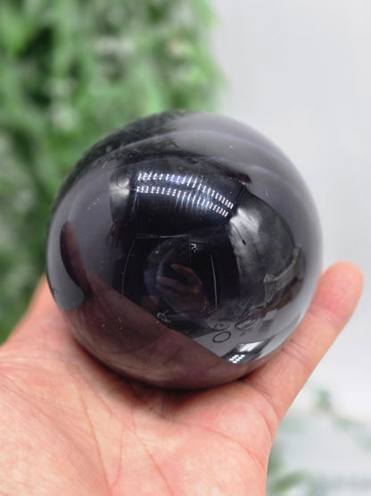 Rainbow Obsidian Sphere 8.5 cm (Stone of Emotional Healing & Gentle Protection) Crystal Wellness