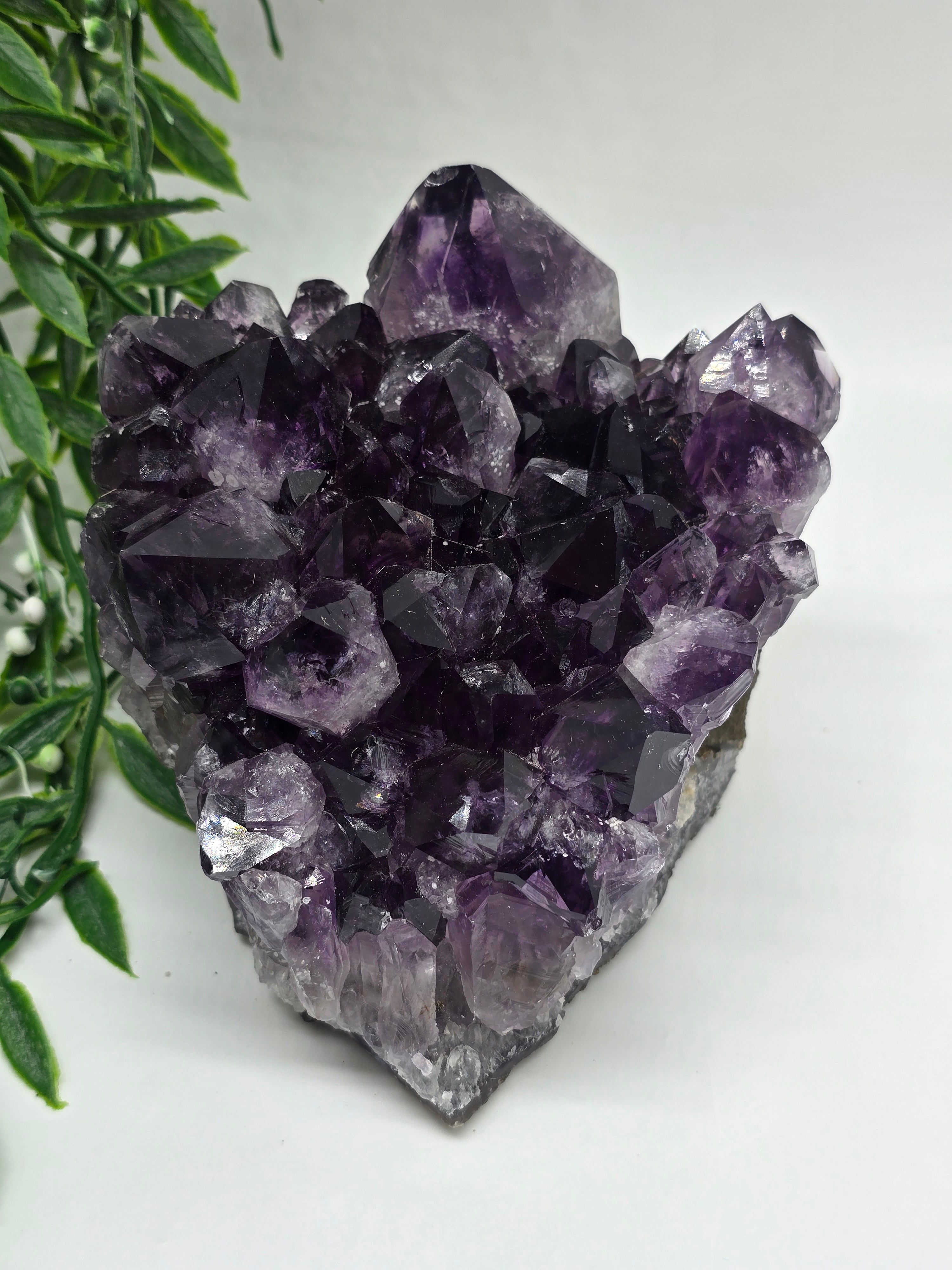 Amethyst Cluster Deep Purple – AAAA Grade, 1.5kg Crystal Wellness