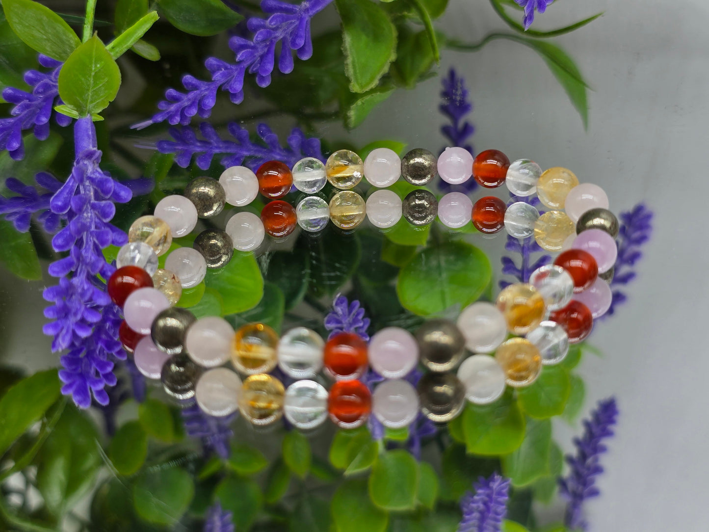 Harmony & Prosperity 6mm Beads Bracelet Crystal Wellness