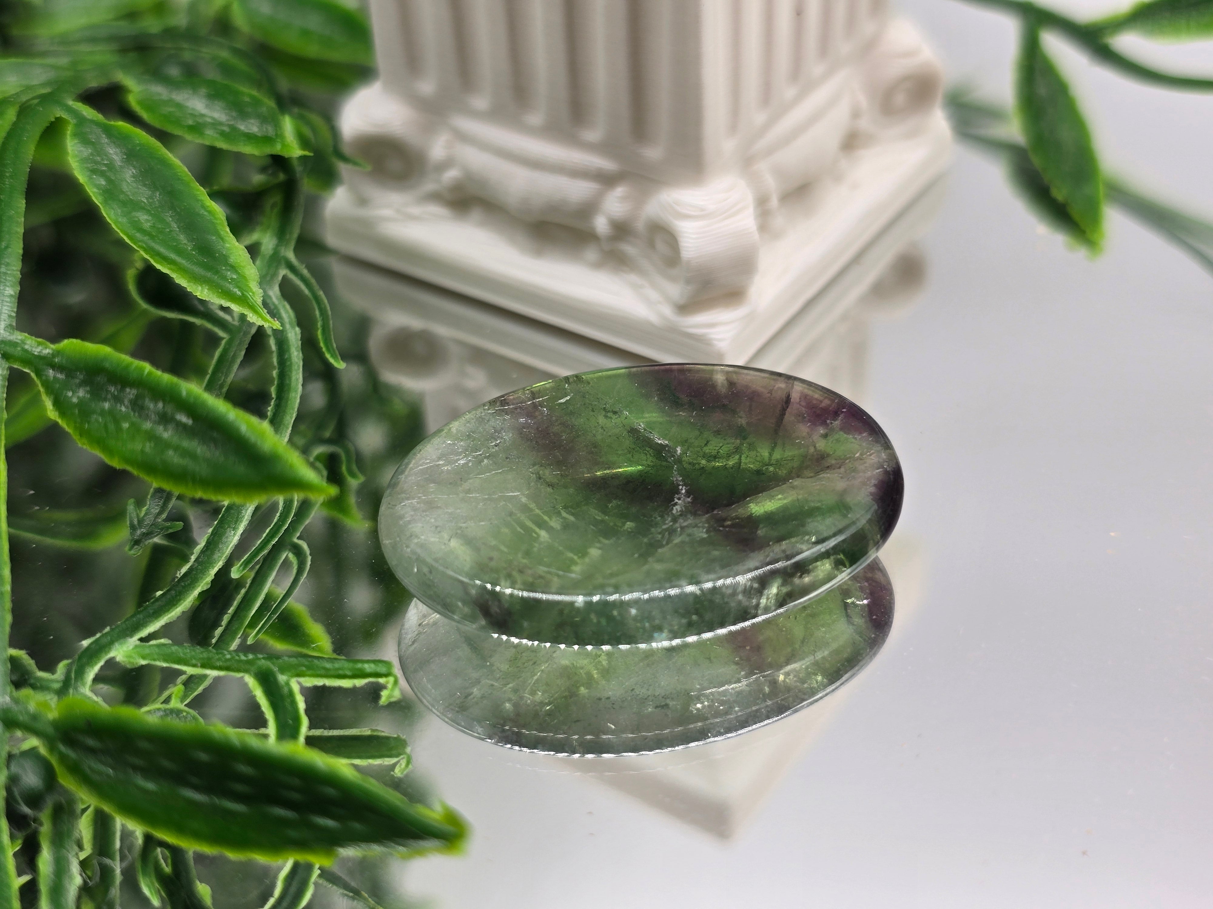 Fluorite Worry Stone Crystal Wellness