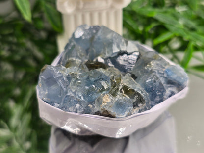 Natural Celestite Cluster – Madagascar | Angelic Communication, Peace & Spiritual Connection Crystal Wellness