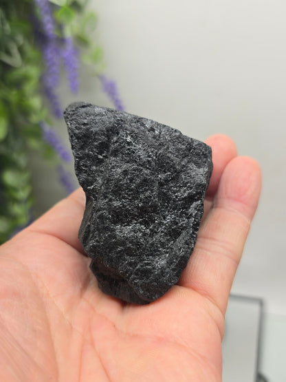 Black Tourmaline Raw Variety – Natural Protection Stone Crystal Wellness