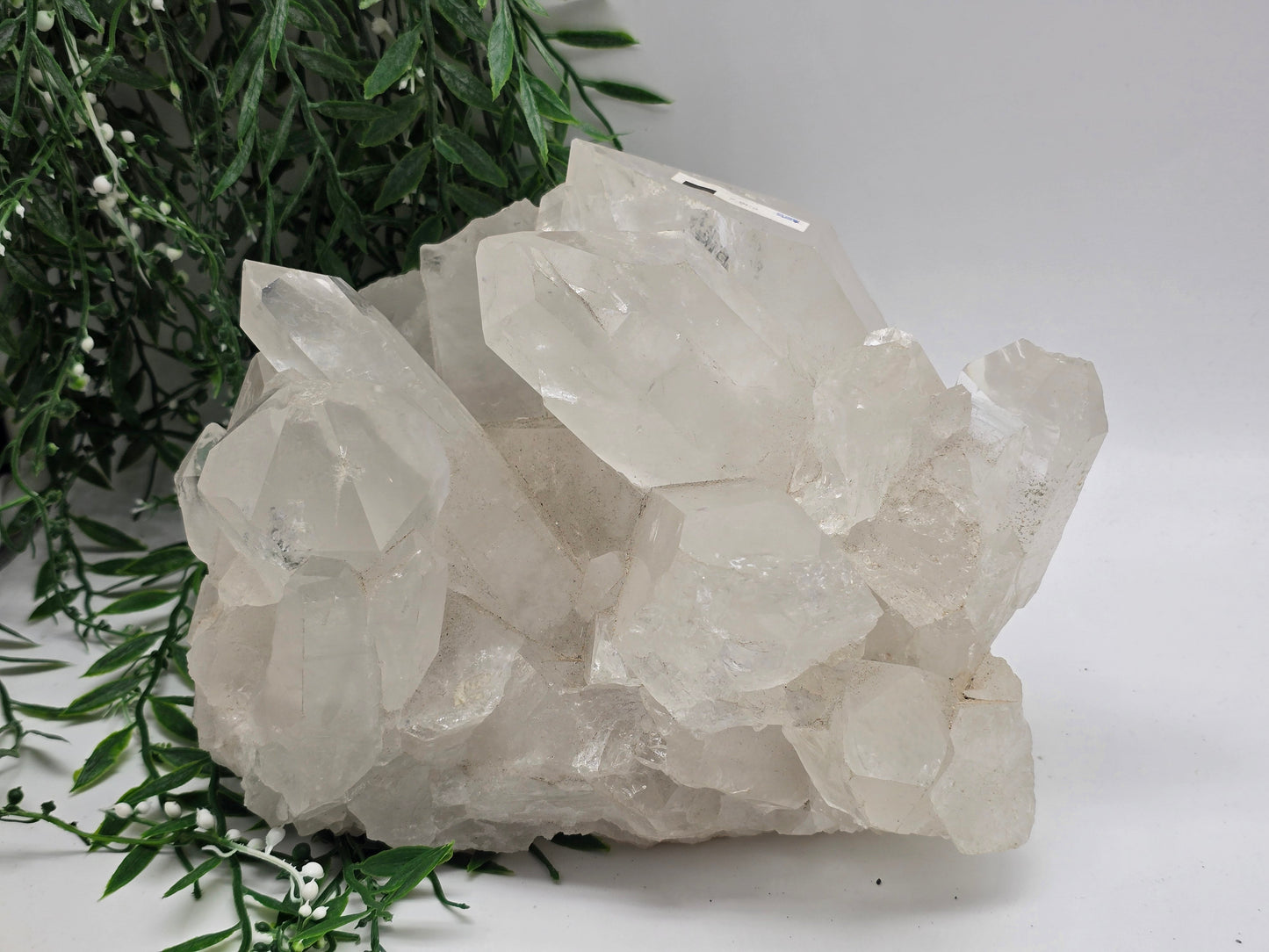 Premium High-Grade Brazilian Clear Quartz Cluster 7.9kg – Master Healing, Energy Amplification & Space Cleansing Crystal Wellness