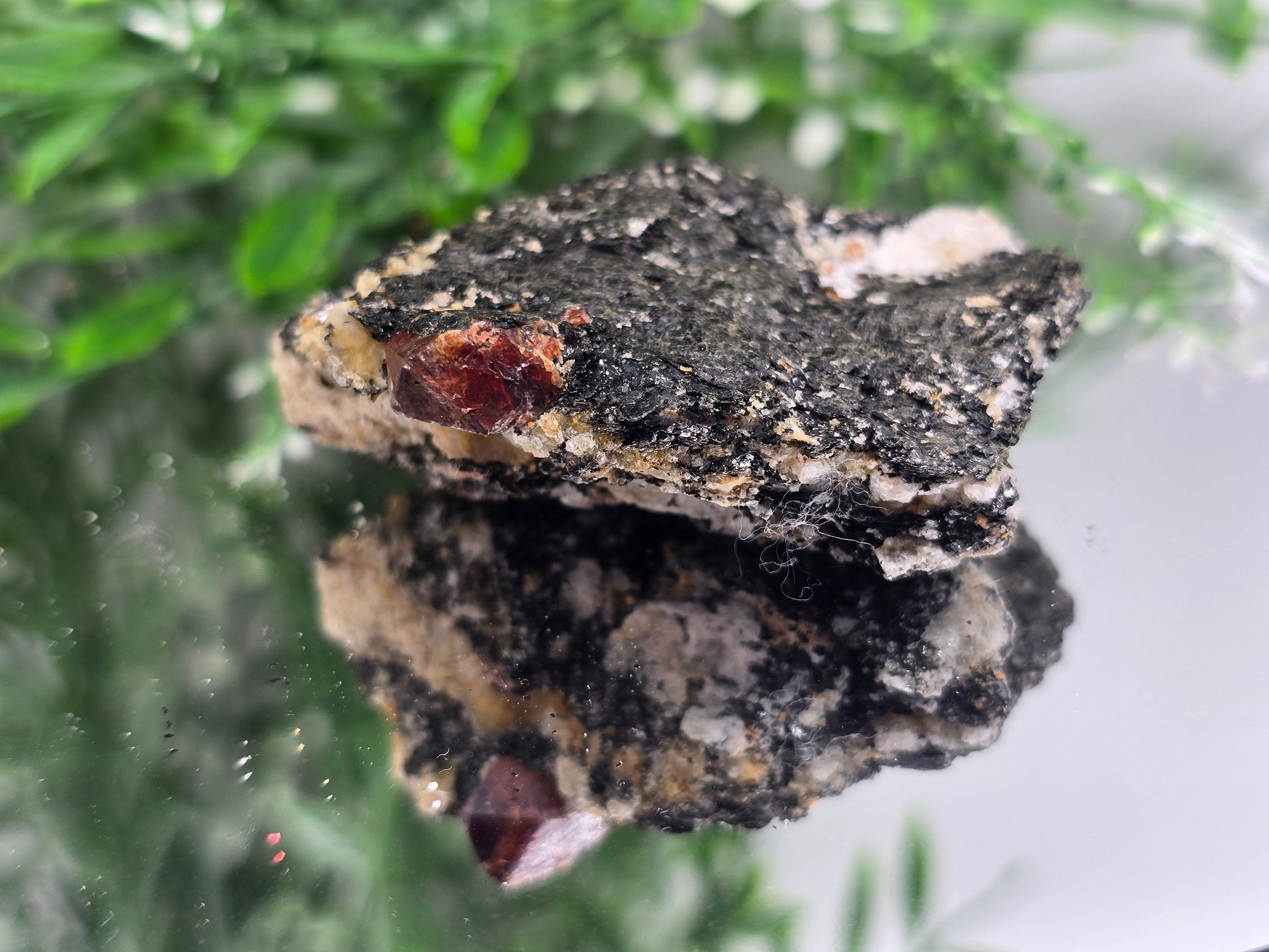 Rare Red Zircon Crystals – 72g, 6x5x2cm Collector’s Specimen Crystal Wellness