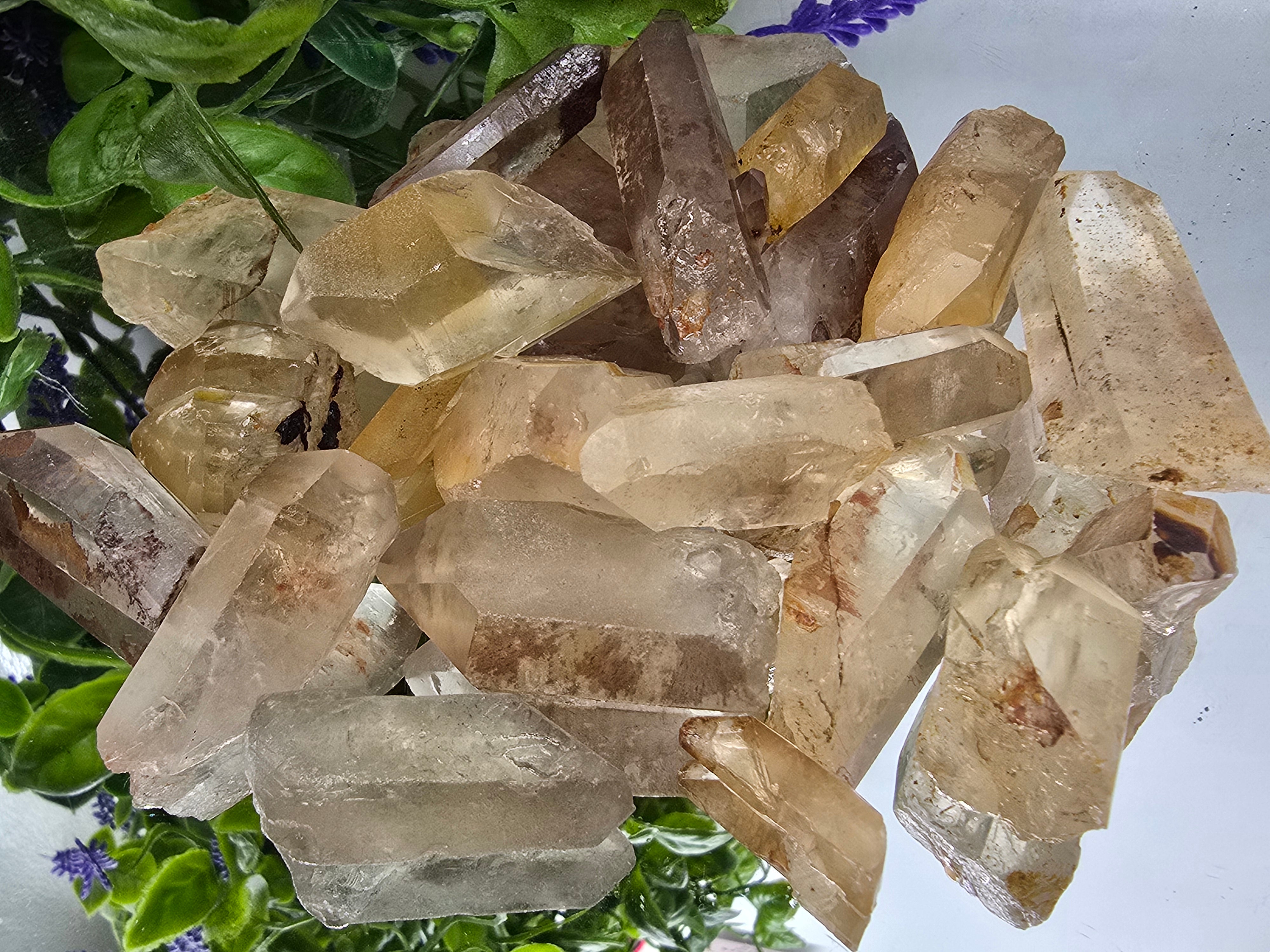 Tangerine Quartz Point (Stone of Creative Vitality & Joyful Manifestation) Crystal Wellness