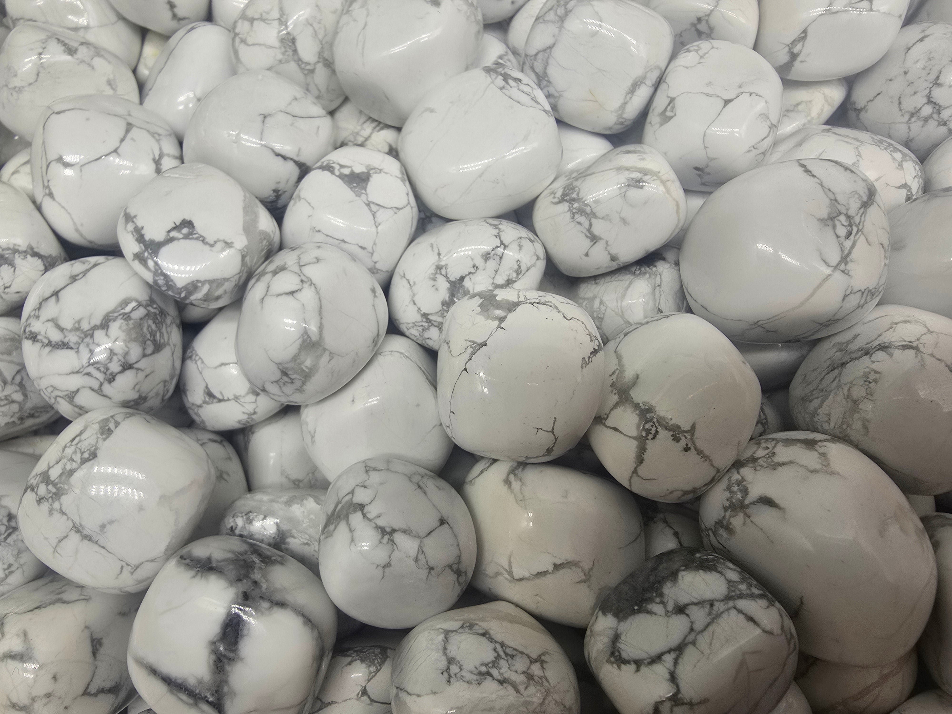 Howlite Tumbled Stone Crystal Wellness