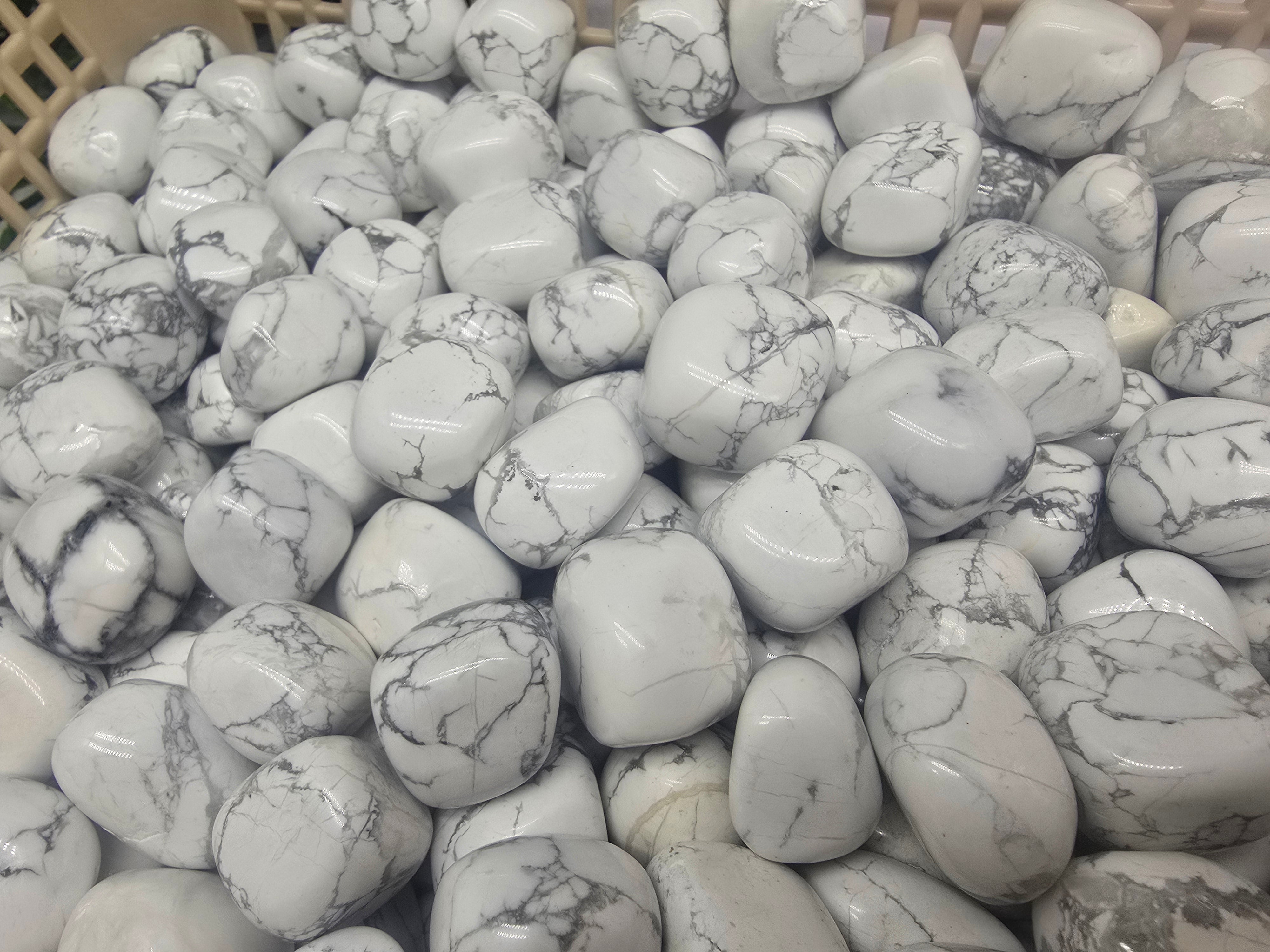 Howlite Tumbled Stone Crystal Wellness