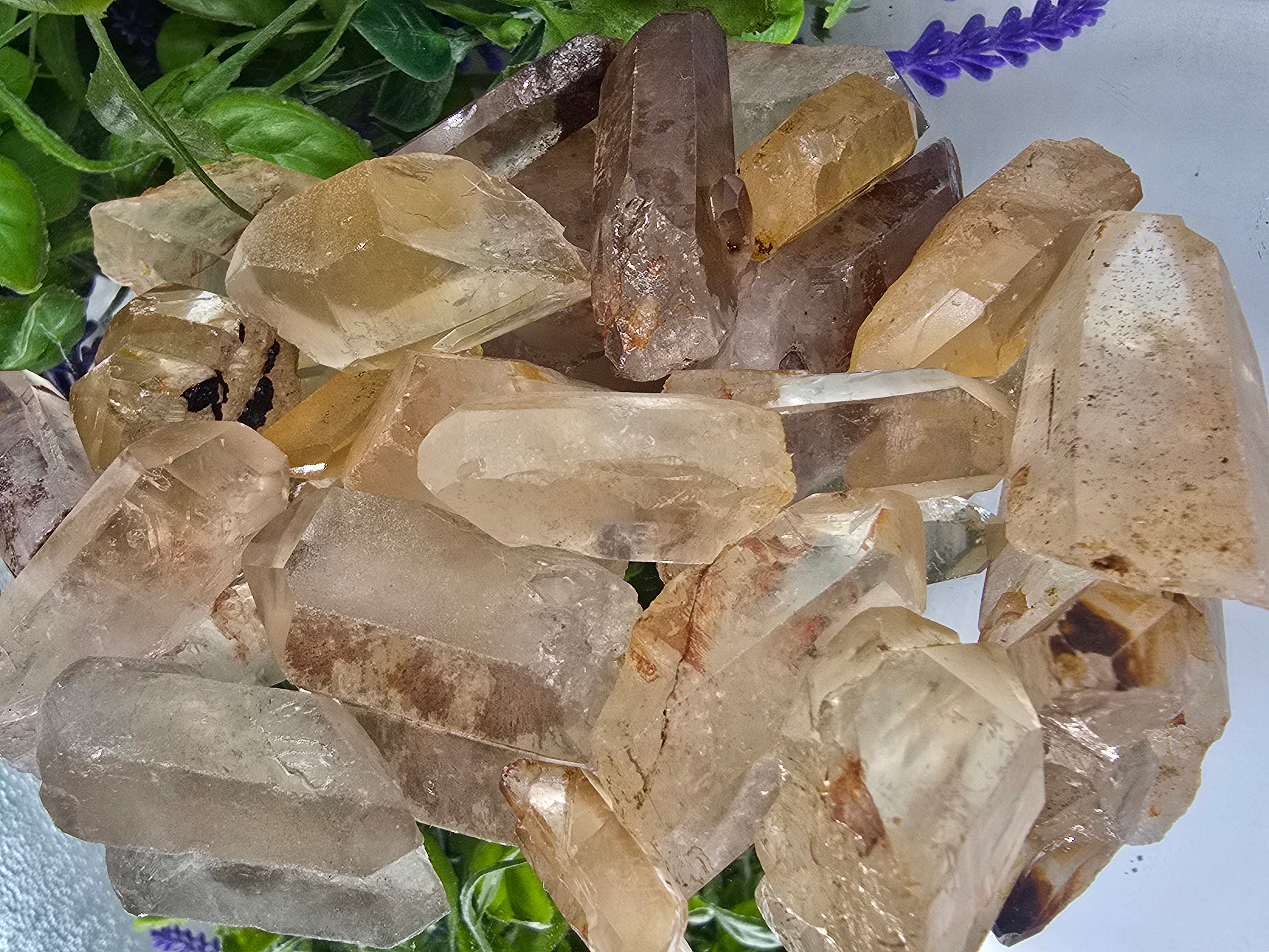 Tangerine Quartz Point (Stone of Creative Vitality & Joyful Manifestation) Crystal Wellness