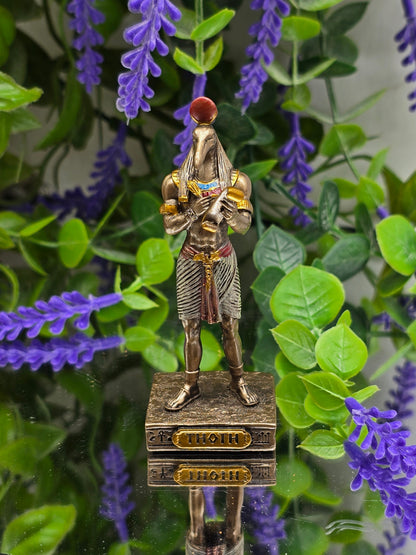 Thoth God of Knowledge Mini Figurine 8.5cm Crystal Wellness