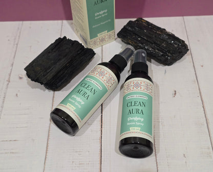 Clean Aura Smudge Spray 100ml Sacred Elements Crystal Wellness