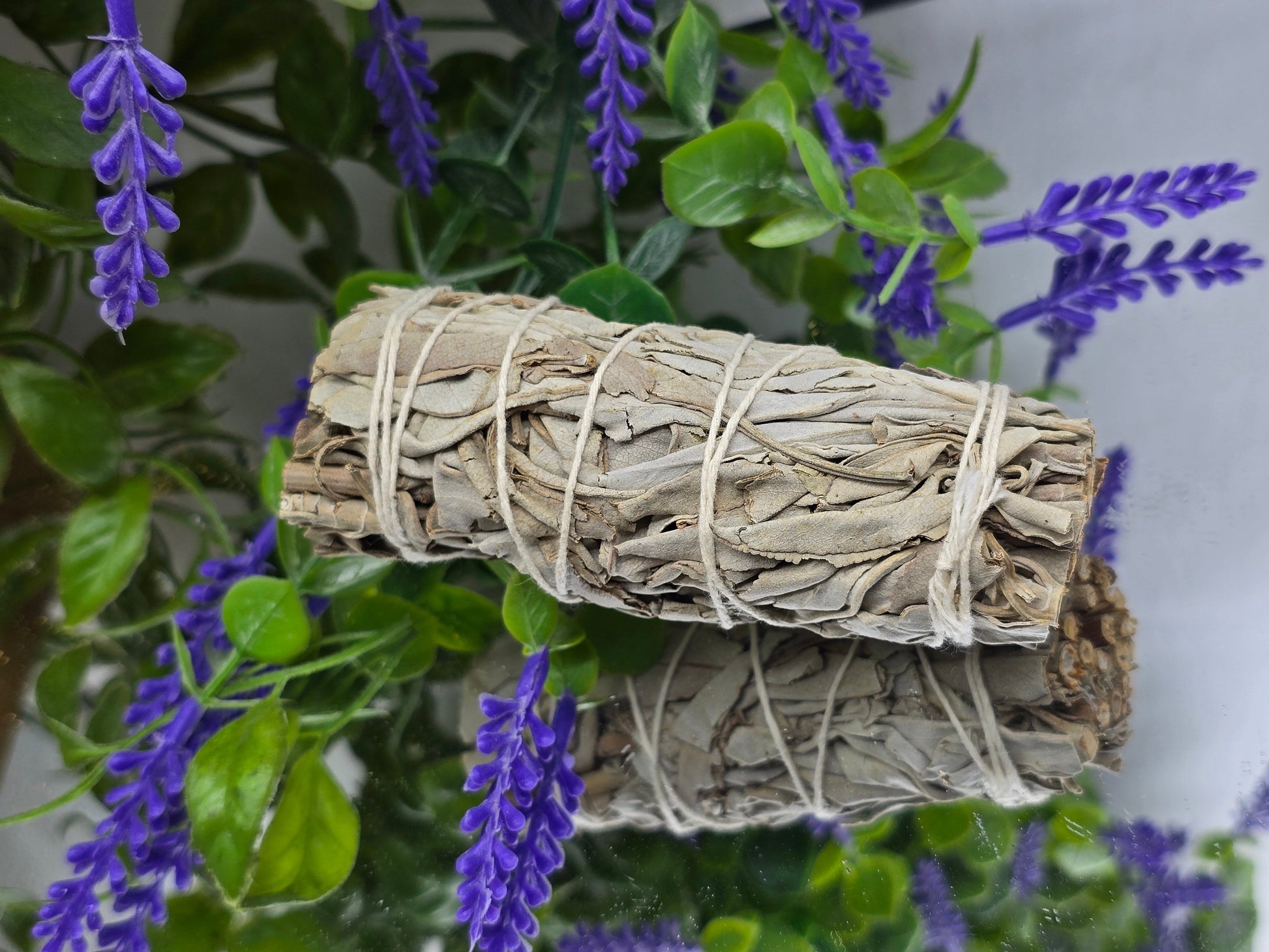 Premium Californian White Sage Smudge Stick 10cm – Natural Energy Cleansing & Spiritual Protection Crystal Wellness