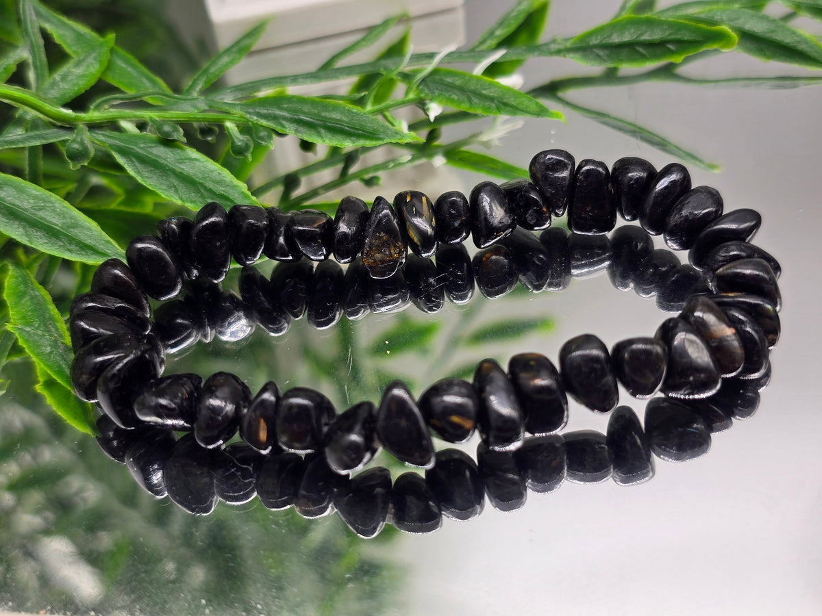 Genuine Nuumite Bracelet | Stone of Ancient Protection, Transformation & Personal Power | 27.06g Crystal Wellness