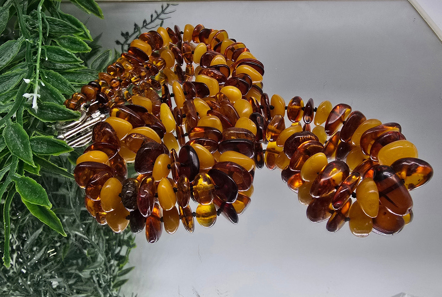 Baltic Amber Necklace 73 cm (Stone of Ancient Light & Gentle Healing) Crystal Wellness