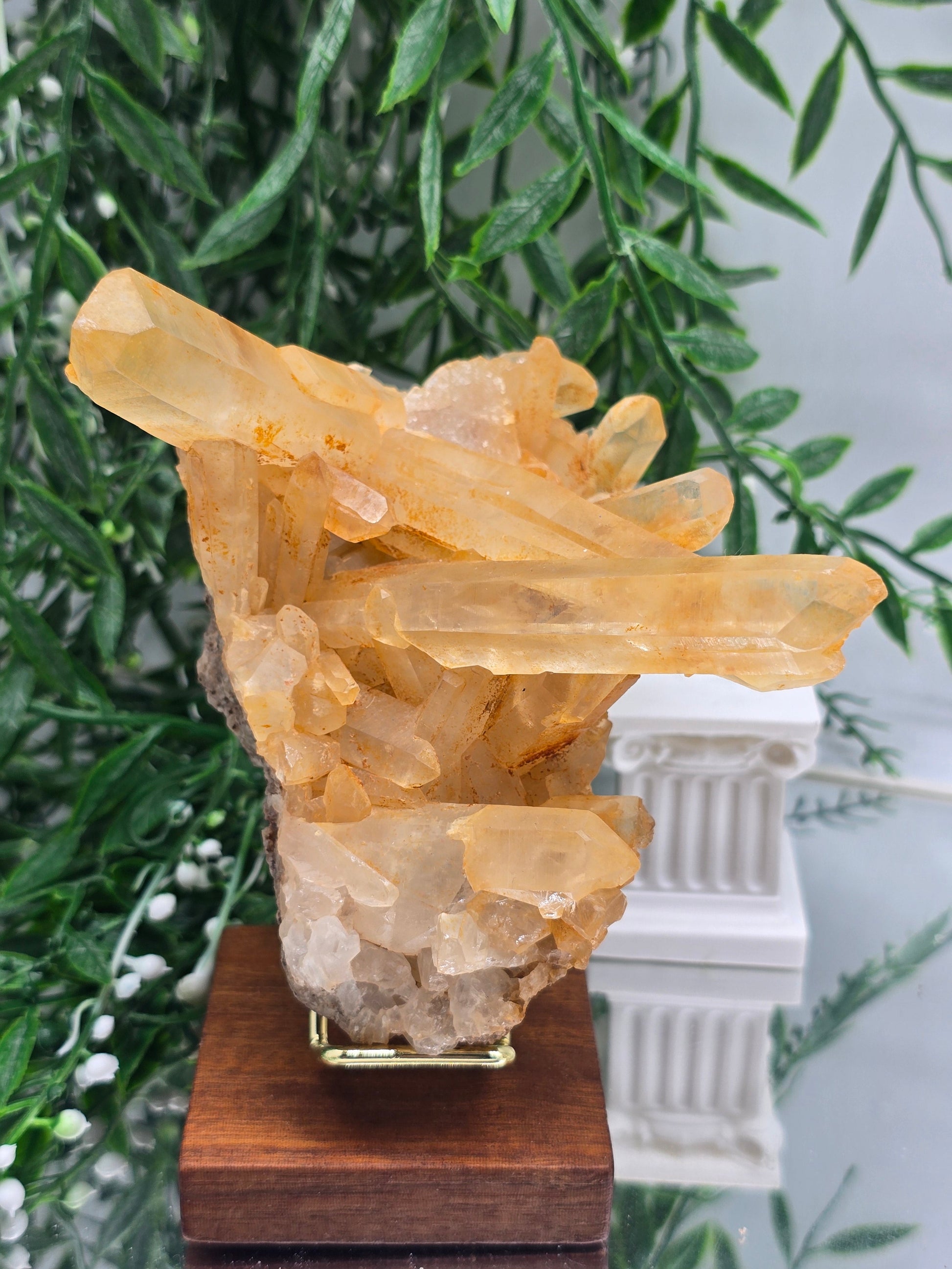 Genuine Natural Citrine Cluster — Stone of Abundance, Confidence & Success | 517g Crystal Wellness