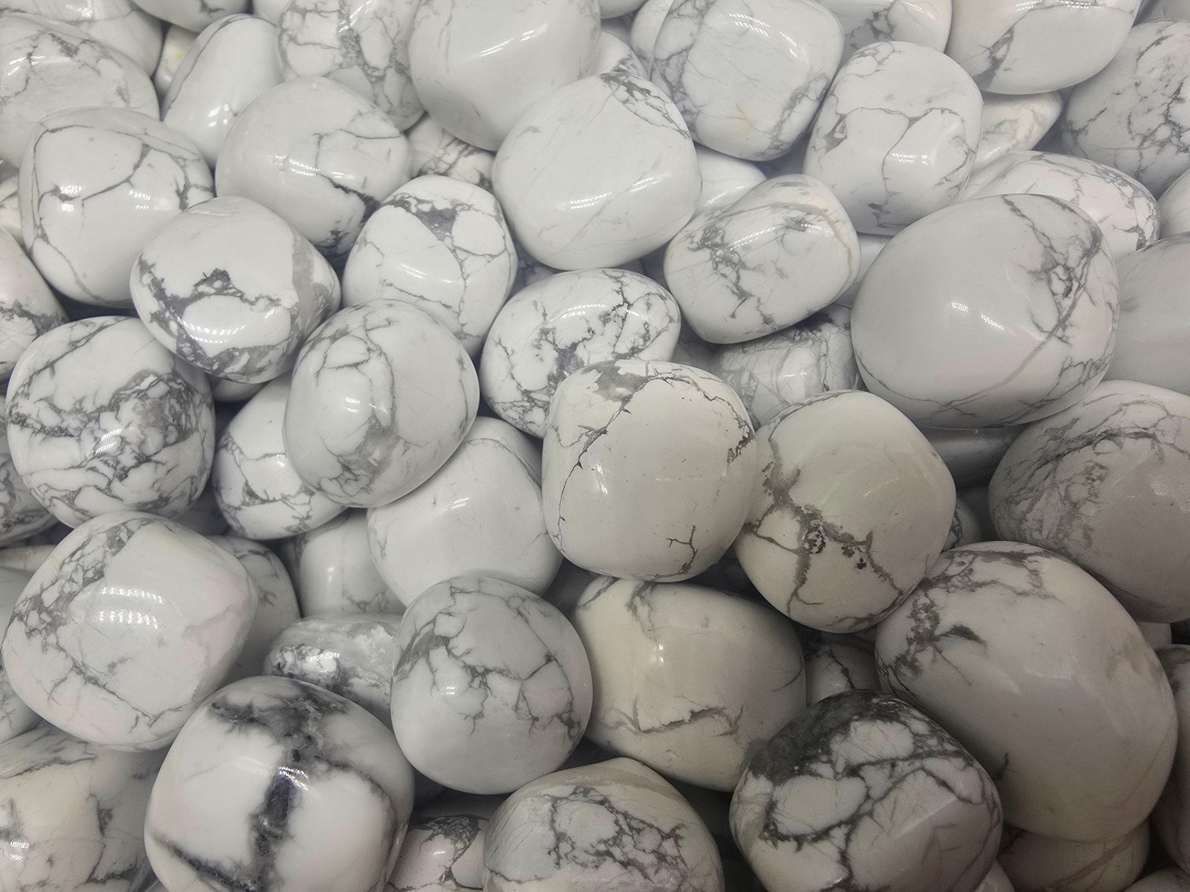 Howlite Tumbled Stone Crystal Wellness
