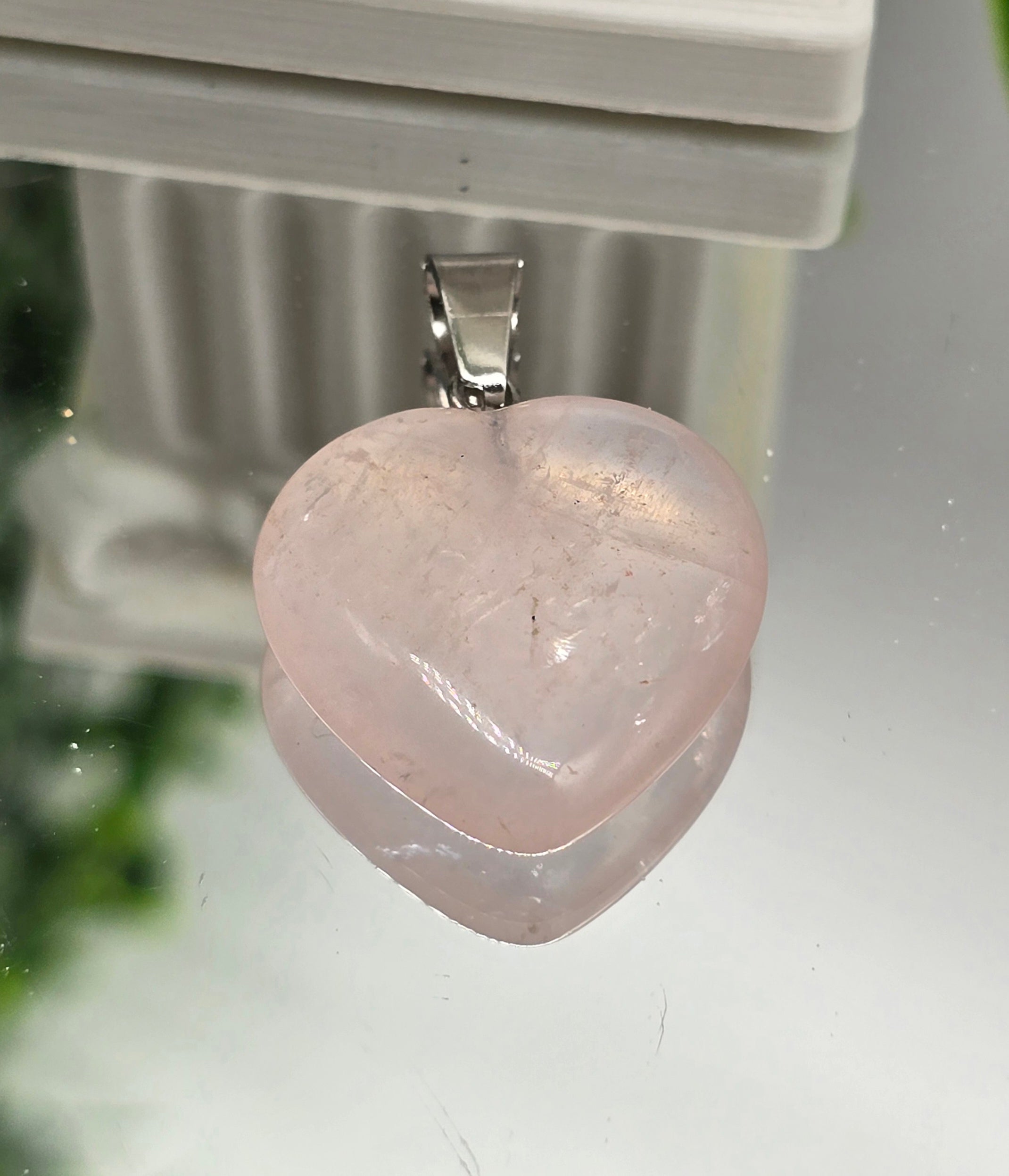 Variety Crystal Heart Pendant | Healing Crystal Necklace for Love, Balance & Daily Energy Crystal Wellness