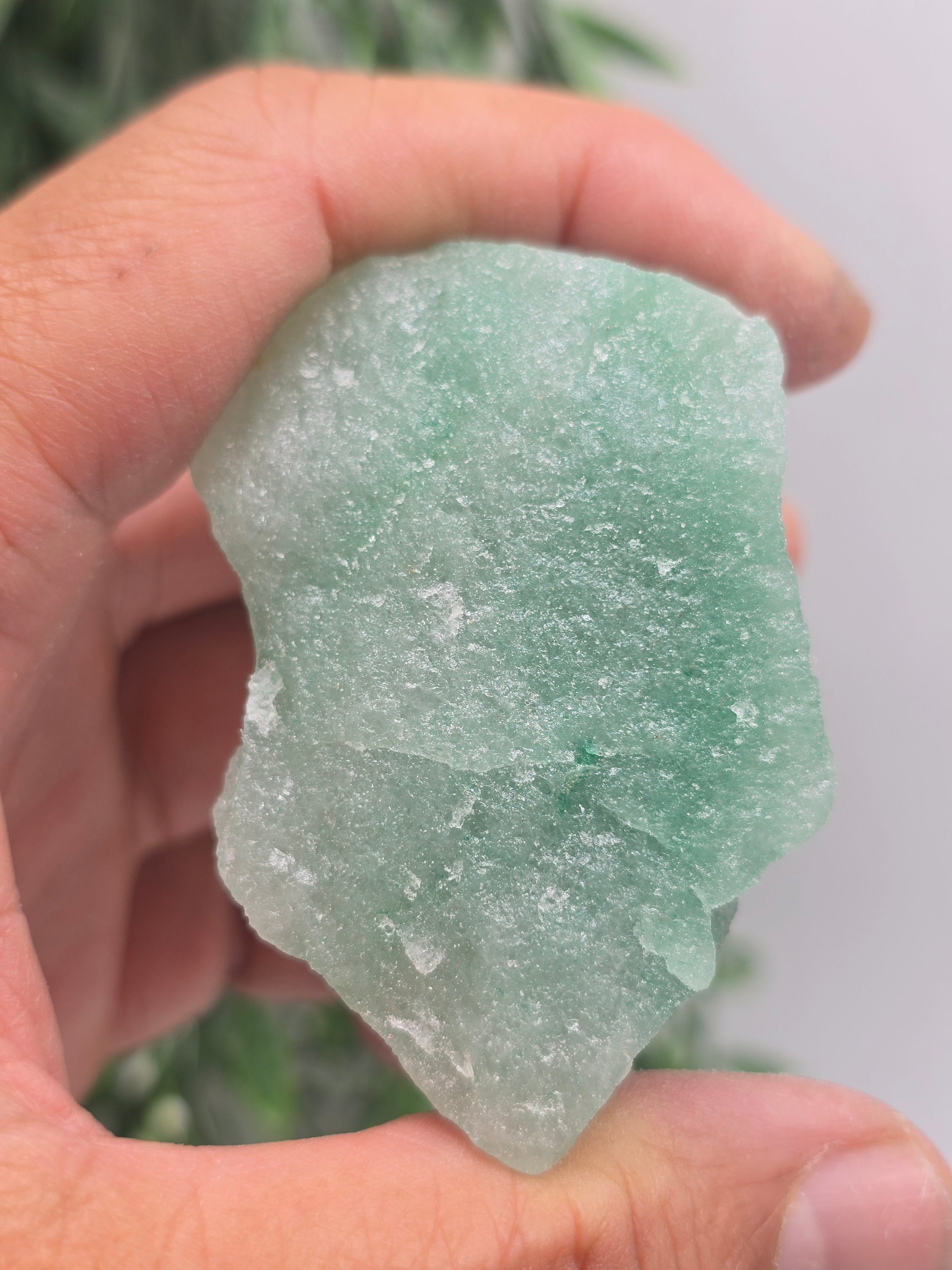 💚 Green Aventurine Raw – Stone of Luck, Opportunity & Prosperity Crystal Wellness