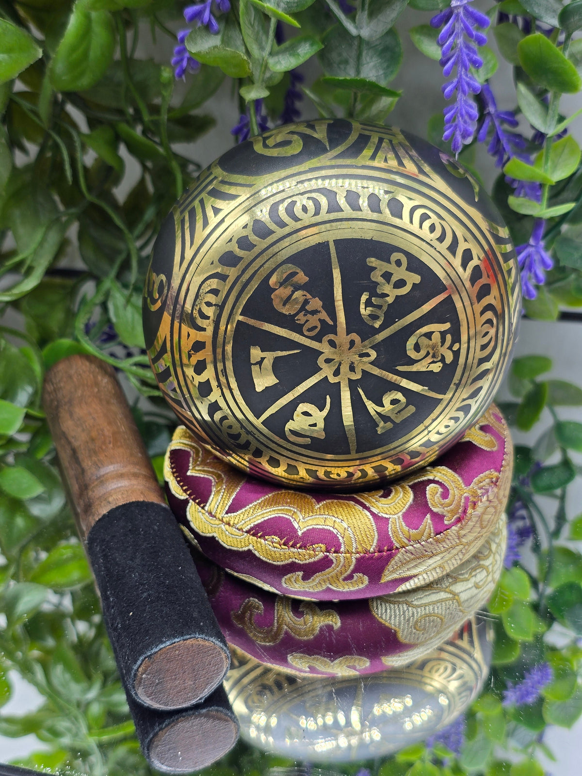 Tibetan Singing Bowl 4 Inch – Sound of Inner Peace, Compassion & Spiritual Awakening Crystal Wellness