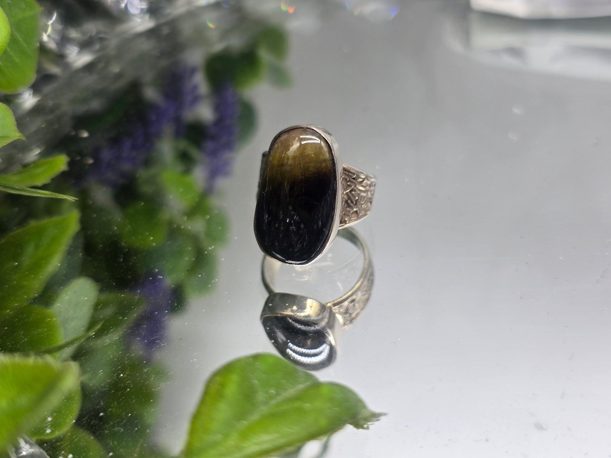Septarian “Stone of the Dragon” 925 Sterling Silver Filigree Ring – Size 8 | Grounding, Confidence & Ancient Strength Crystal Wellness