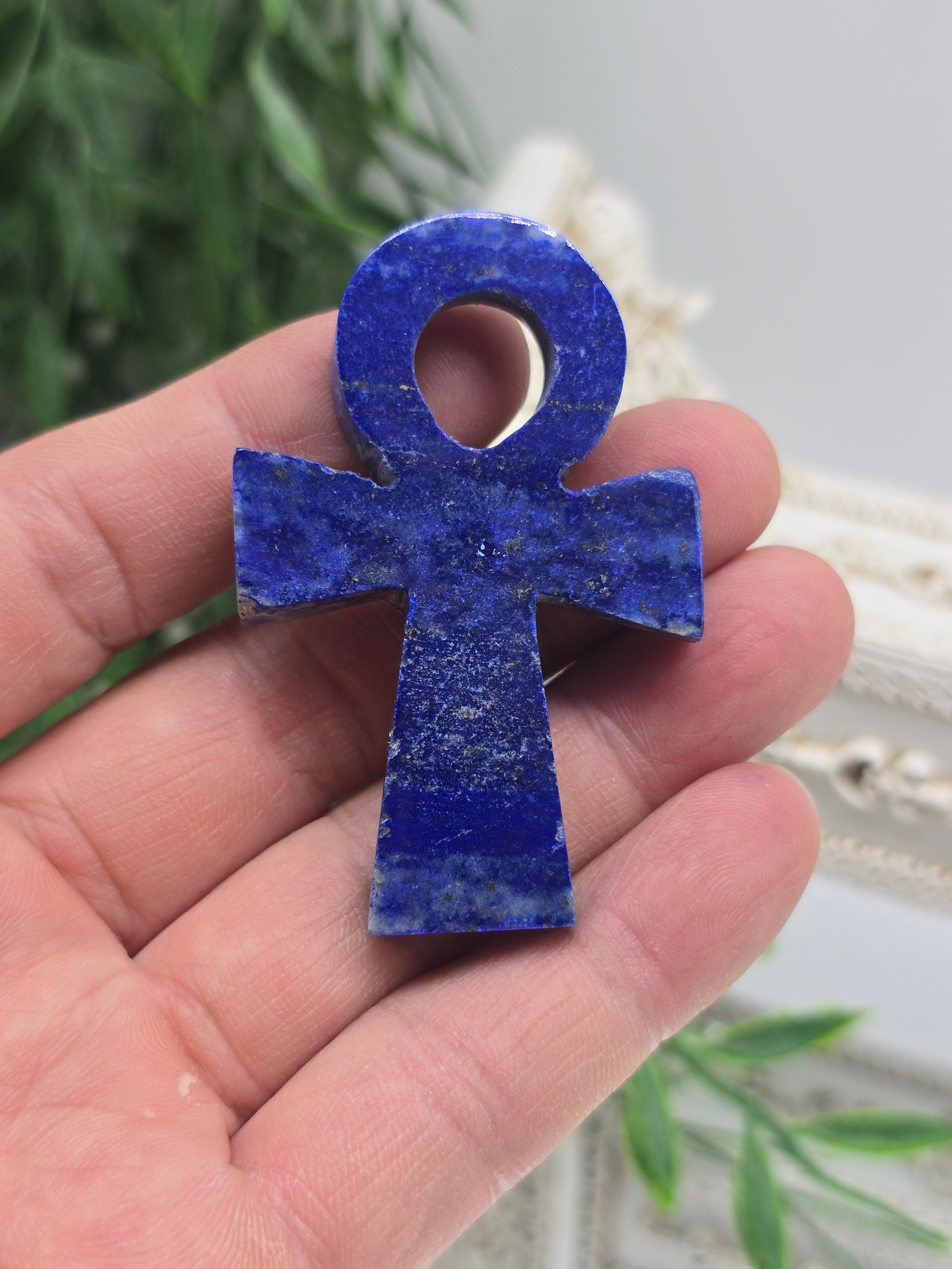 Lapis Lazuli Egyptian Ankh Crystal Wellness