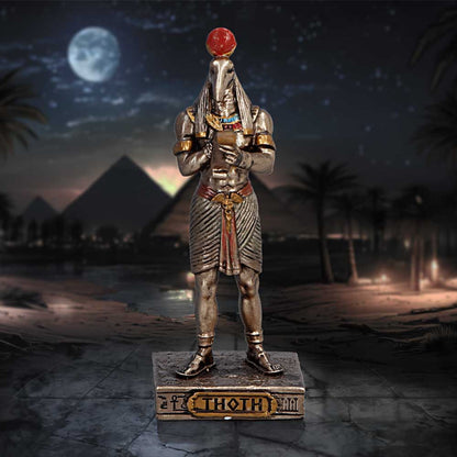 Thoth God of Knowledge Mini Figurine 8.5cm Crystal Wellness