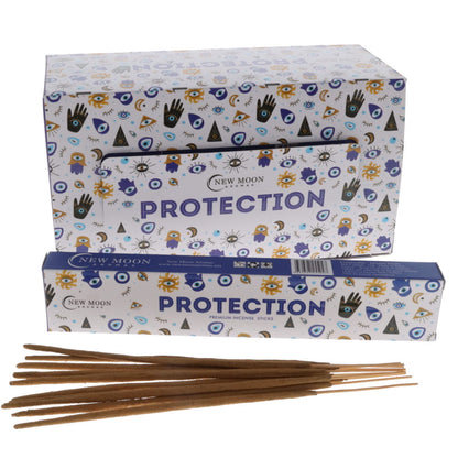 Protection Incense 15gms Sticks New Moon | 3 Boxes Value Pack Crystal Wellness