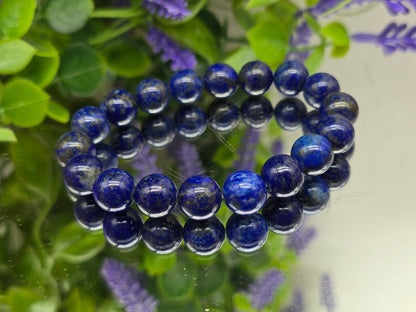 Lapis Lazuli Premium Quality Beads Bracelet – Stone of Awareness, Wisdom & Truth Crystal Wellness