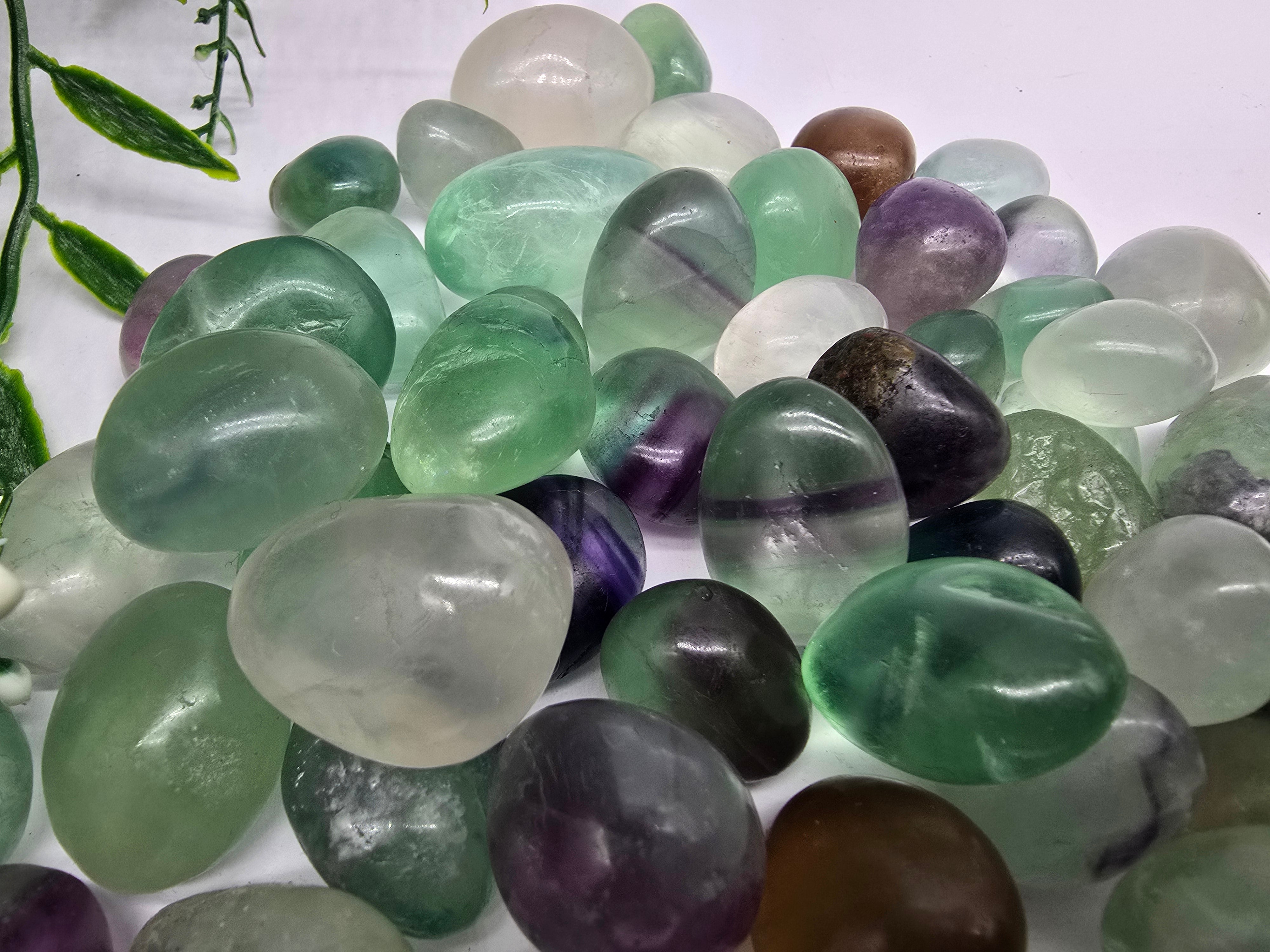 Fluorite Tumbled Stone Crystal Wellness