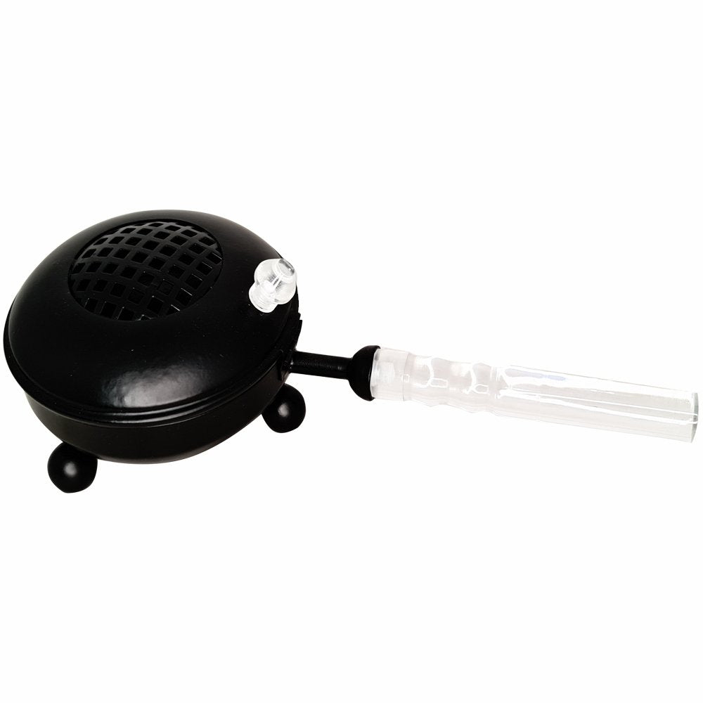 CHARCOAL BURNER - Iron with Acrylic Handle 26cm Crystal Wellness
