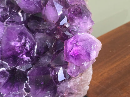 AAA Premium Deep Purple Amethyst Cluster – Spiritual Protection, Inner Peace, and Higher Wisdom Crystal Wellness