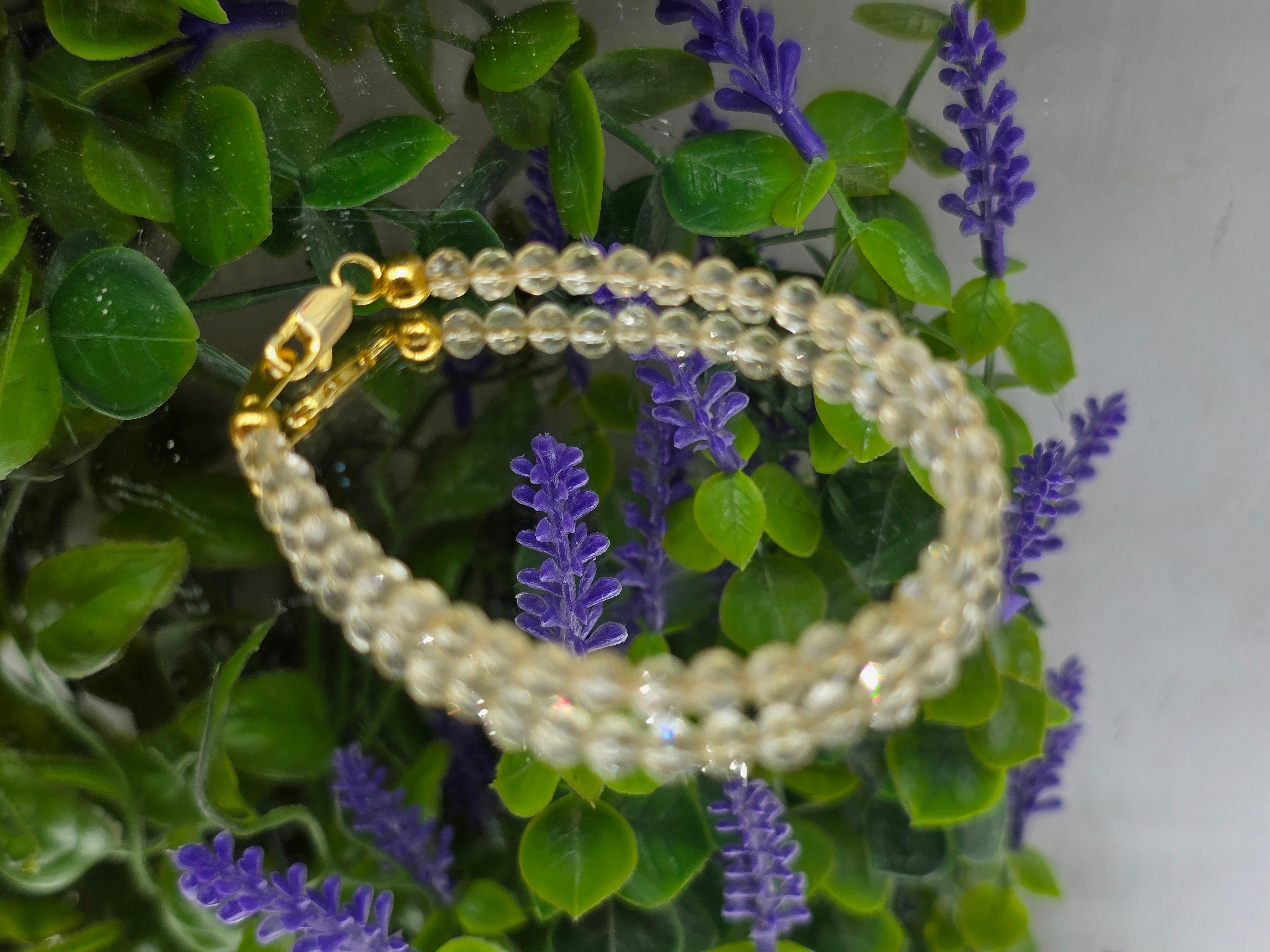 Citrine Faceted Bead Bracelet 17cm – Stone of Abundance, Success & Positive Energy Crystal Wellness