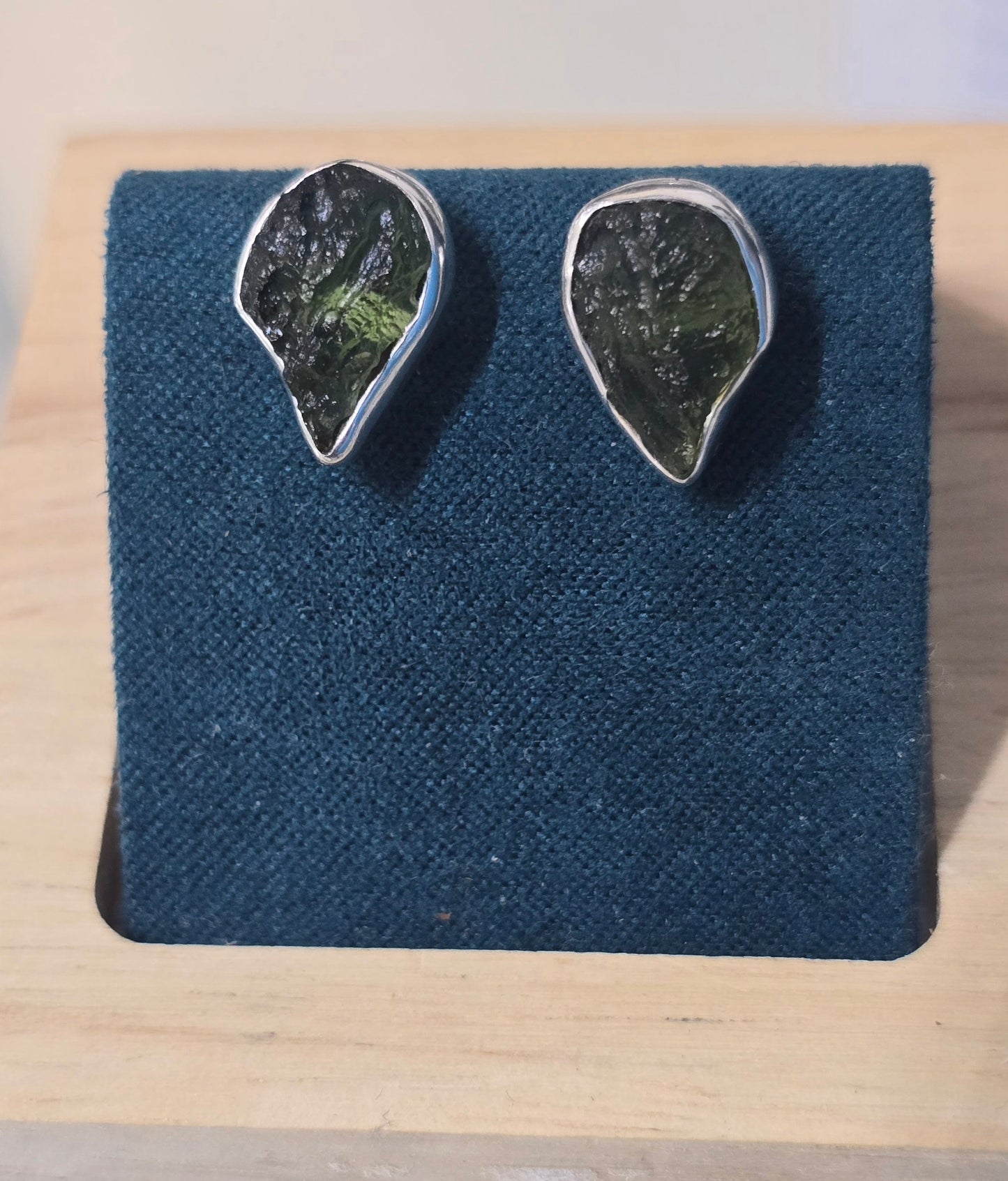 Moldavite 925 Sterling Silver Stud Earrings 9 × 6mm |
Stone of Transformation & Spiritual Awakening Crystal Wellness