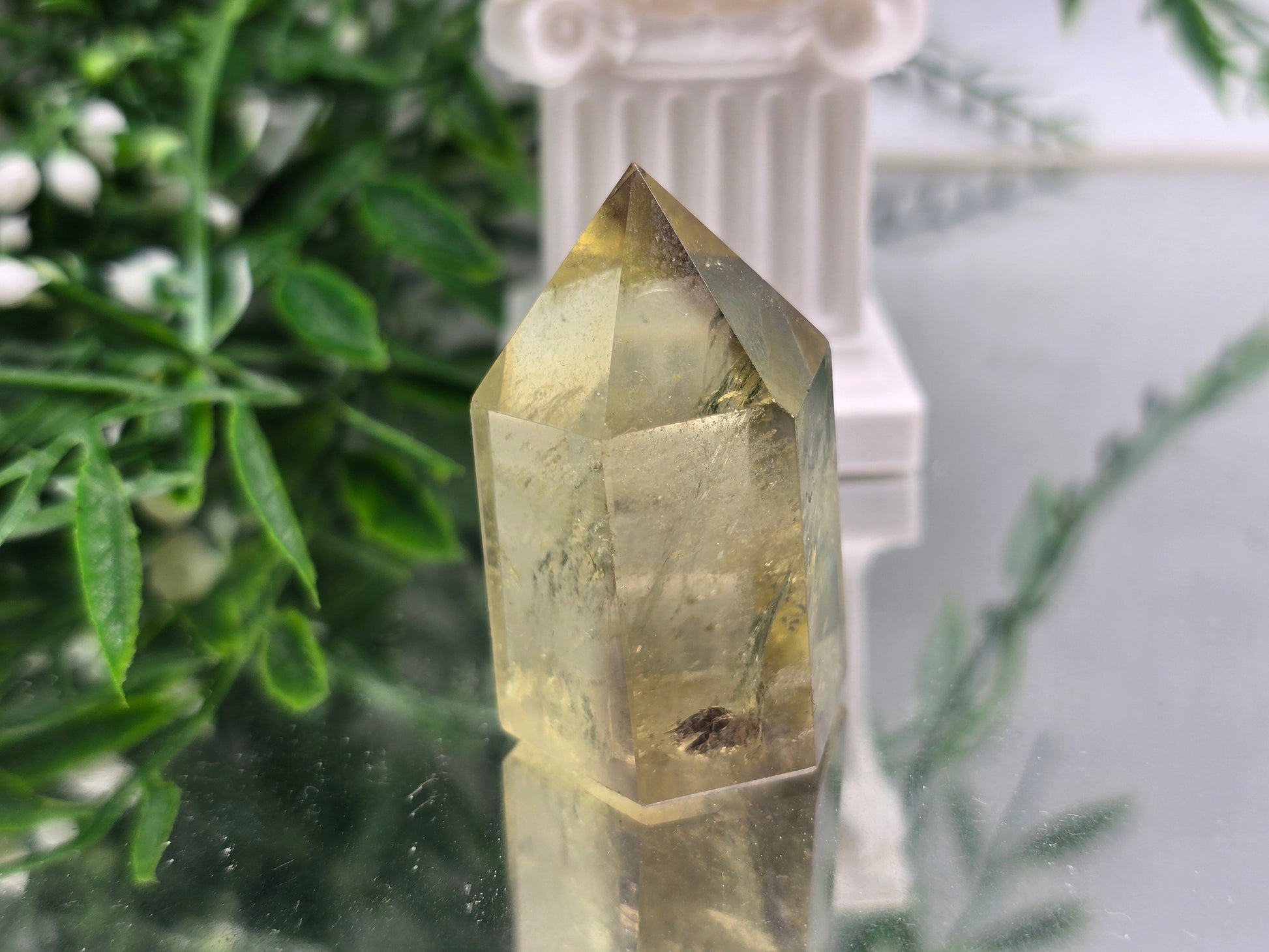 Genuine Natural Citrine Point – Stone of Abundance & Positive Energy | Madagascar | 43g | 4 × 3cm Crystal Wellness