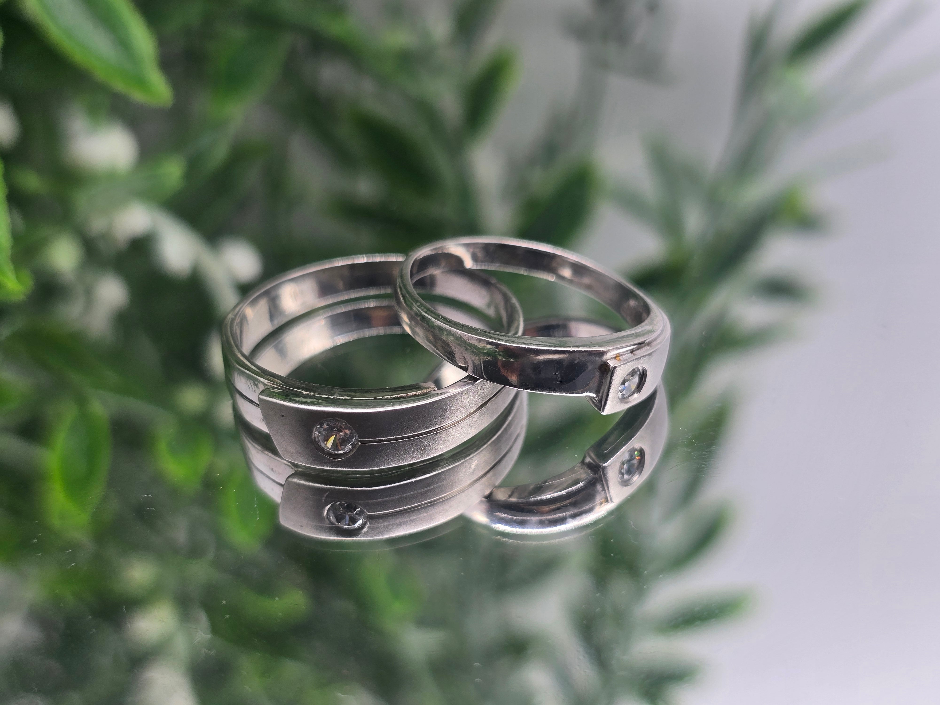 White Zircon Sterling Silver Ring – Shine with Clarity & Grace Crystal Wellness