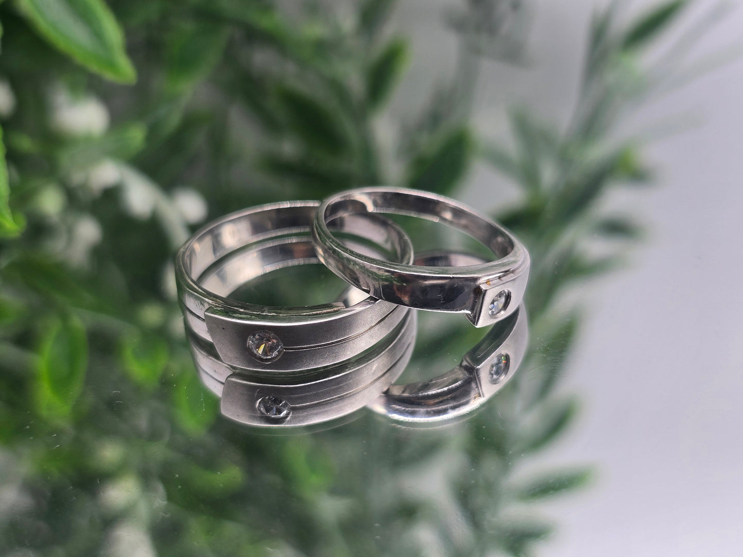 White Zircon Sterling Silver Ring – Shine with Clarity & Grace Crystal Wellness