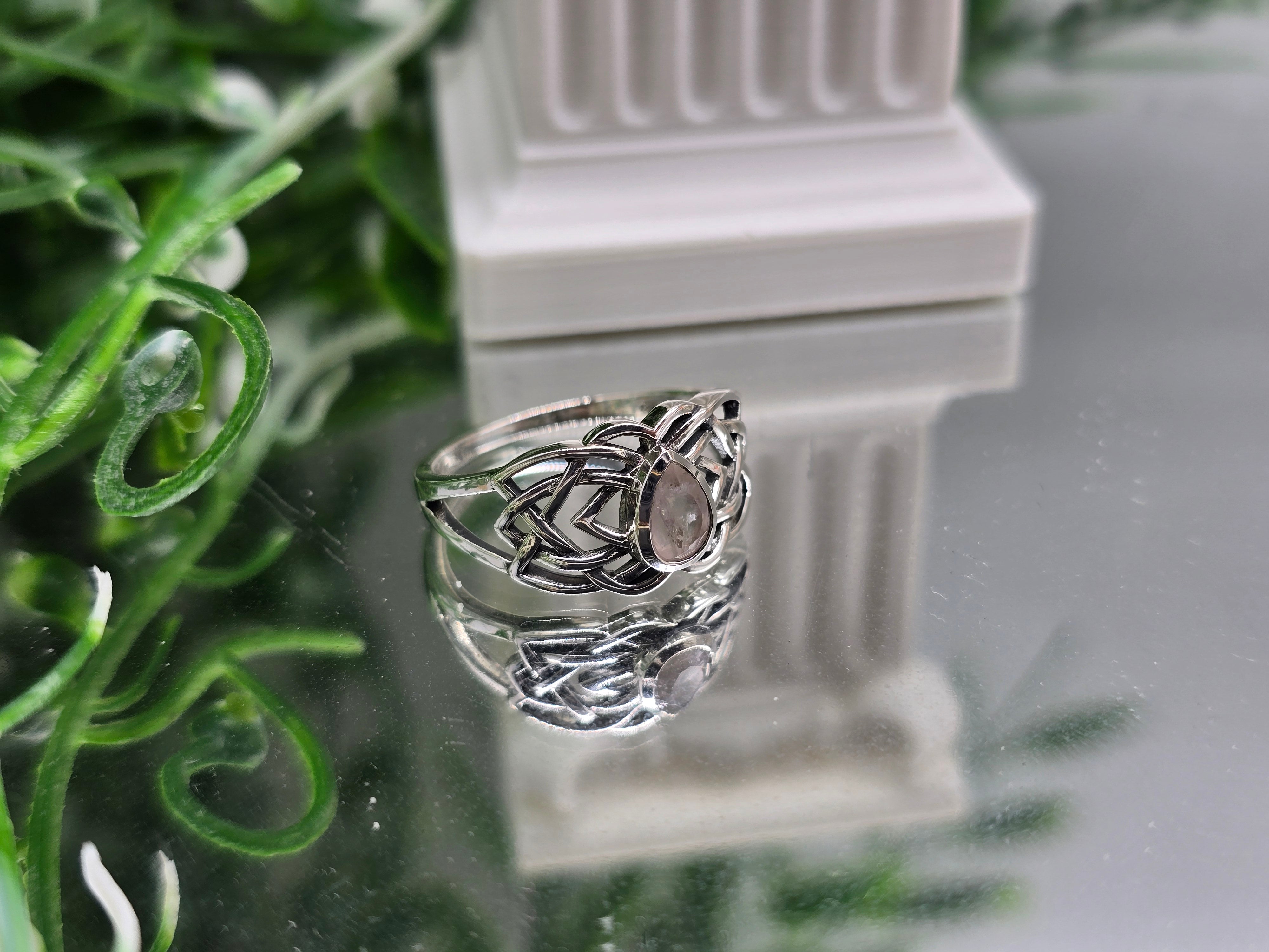 Rose Quartz Faceted 925 Sterling Silver Ring Size 7 |
Stone of Love, Self-Love & Emotional Healing Crystal Wellness
