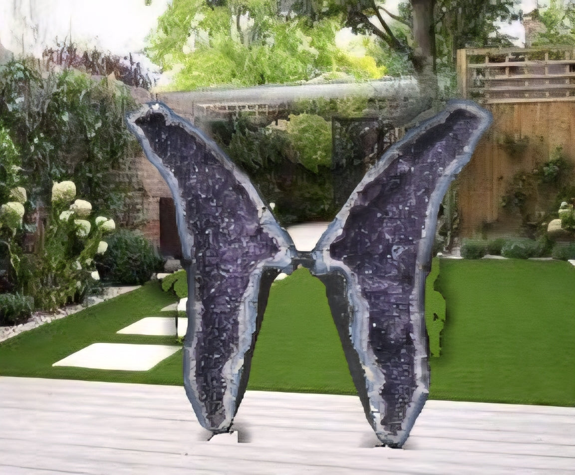 Amethyst Geode “THE BUTTERFLY” 57 Kgs Crystal Wellness