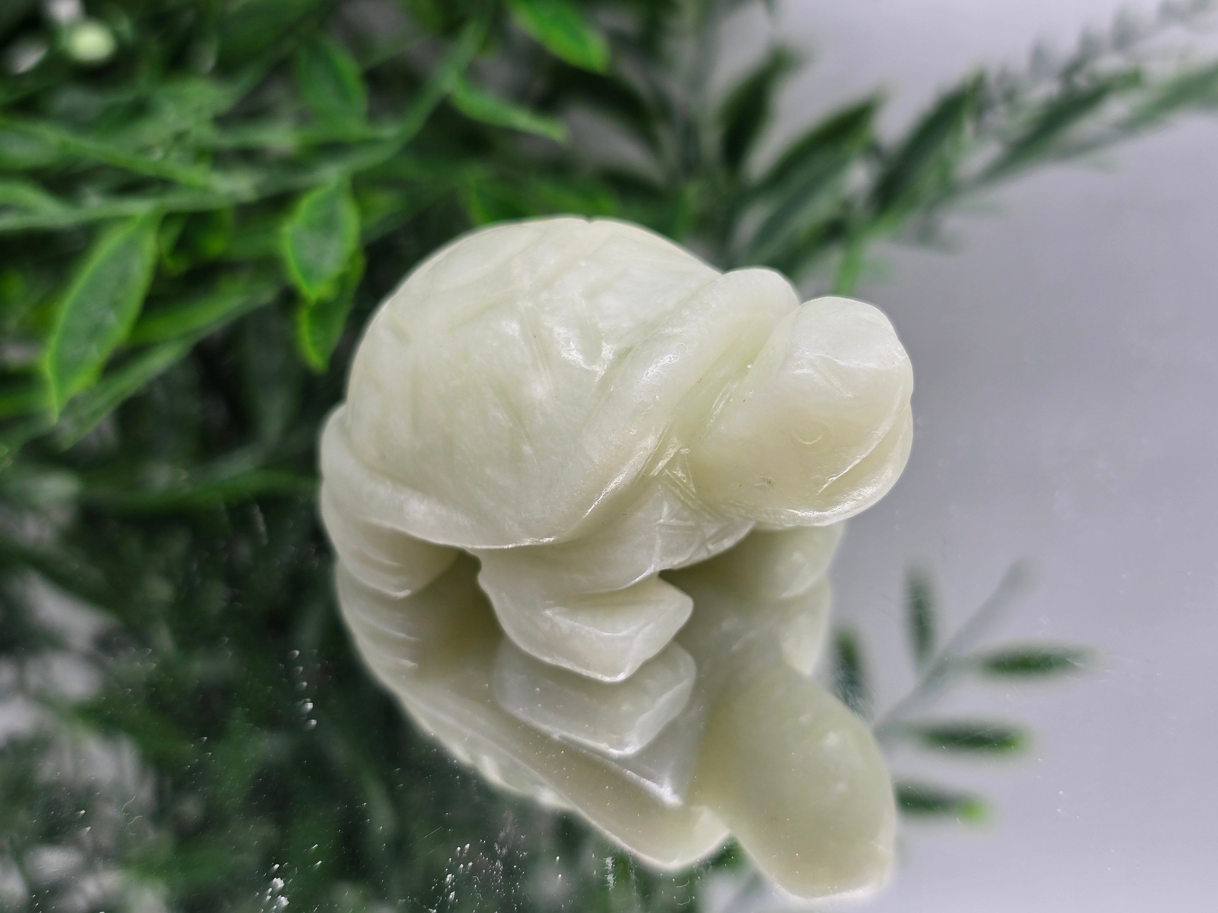 Crystal Turtle Figurine – Symbol of Longevity, Protection & Steady Prosperity Crystal Wellness