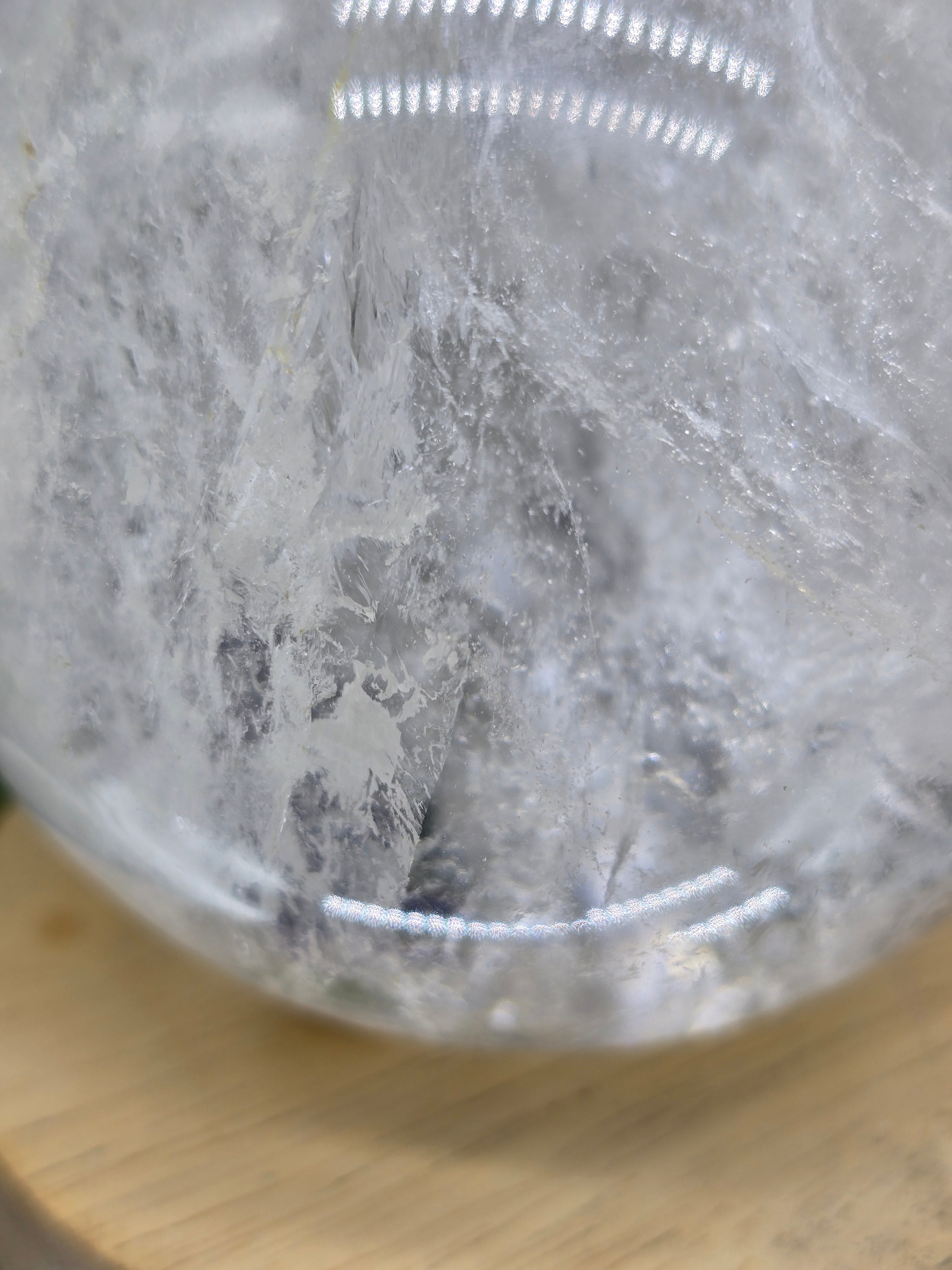 High-Grade Brazilian Clear Quartz Sphere 9.2cm – Master Healer, Amplification & Stone of Power (1.1kg) Crystal Wellness
