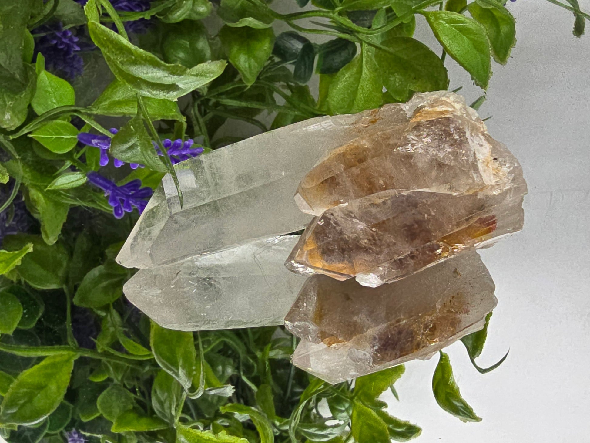 Golden Earth Phantom Quartz Natural Specimen 10x5x4cm – Wealth, Grounded Abundance & Powerful Manifestation Crystal Wellness