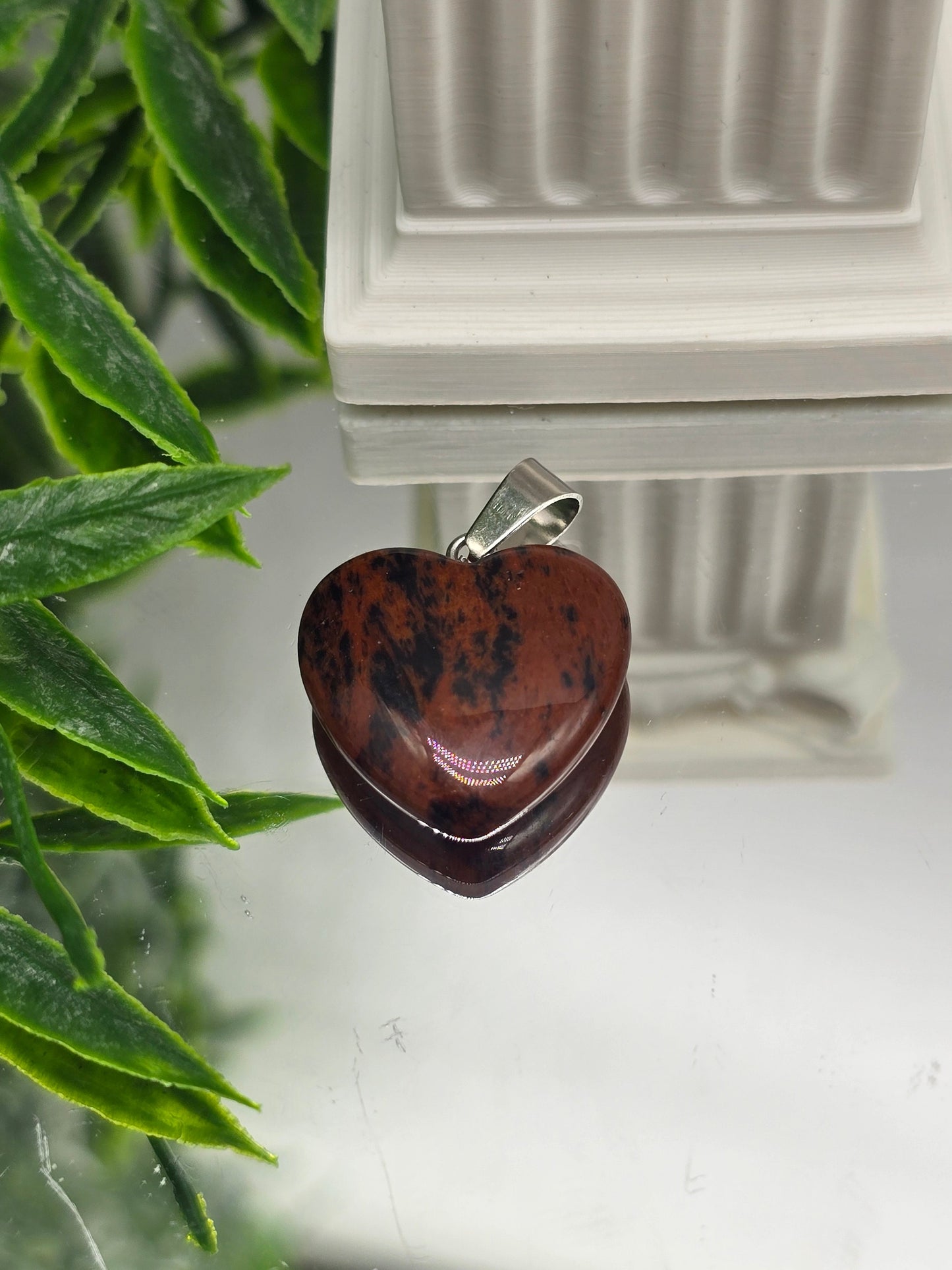 Variety Crystal Heart Pendant | Healing Crystal Necklace for Love, Balance & Daily Energy Crystal Wellness