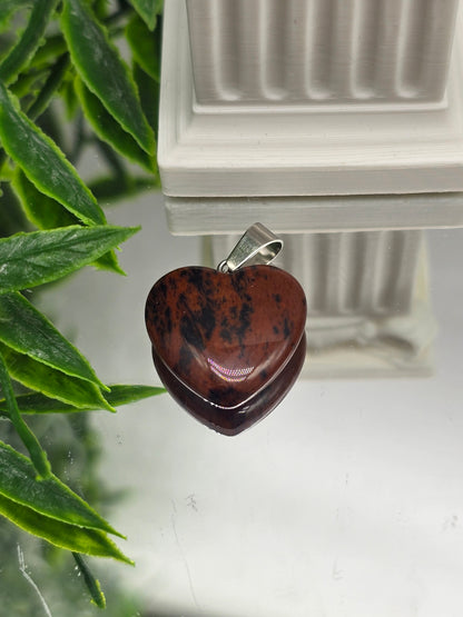Variety Crystal Heart Pendant | Healing Crystal Necklace for Love, Balance & Daily Energy Crystal Wellness