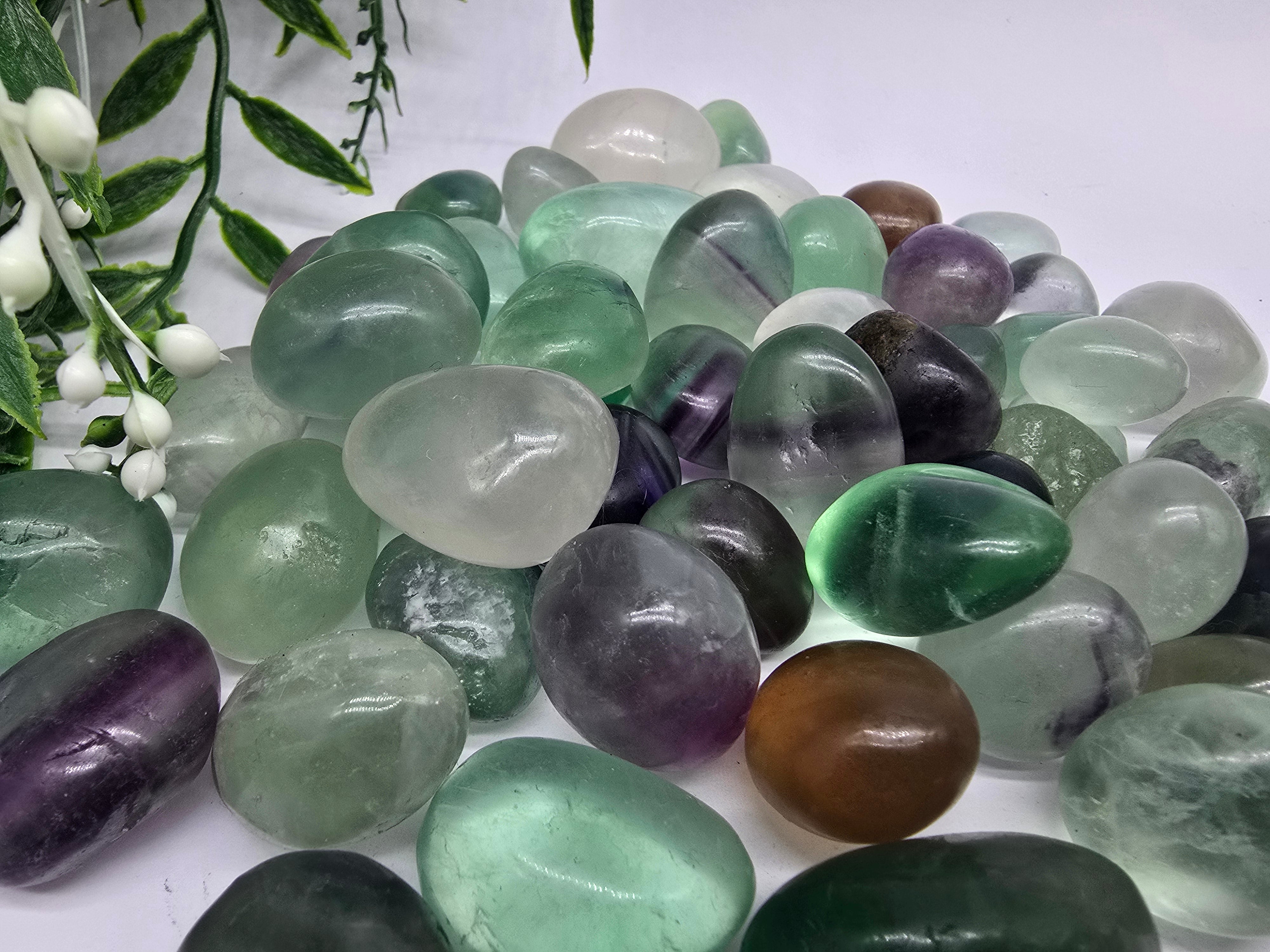 Fluorite Tumbled Stone Crystal Wellness