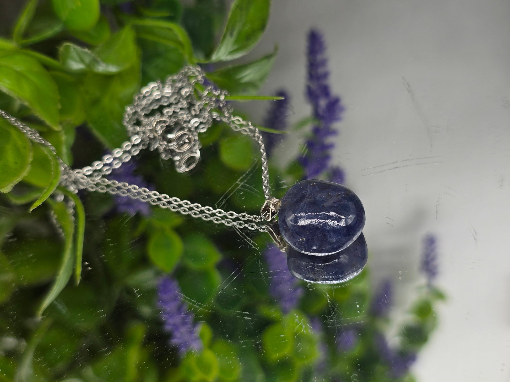 Tanzanite High Grade 925 Sterling Silver Pendant Crystal Wellness