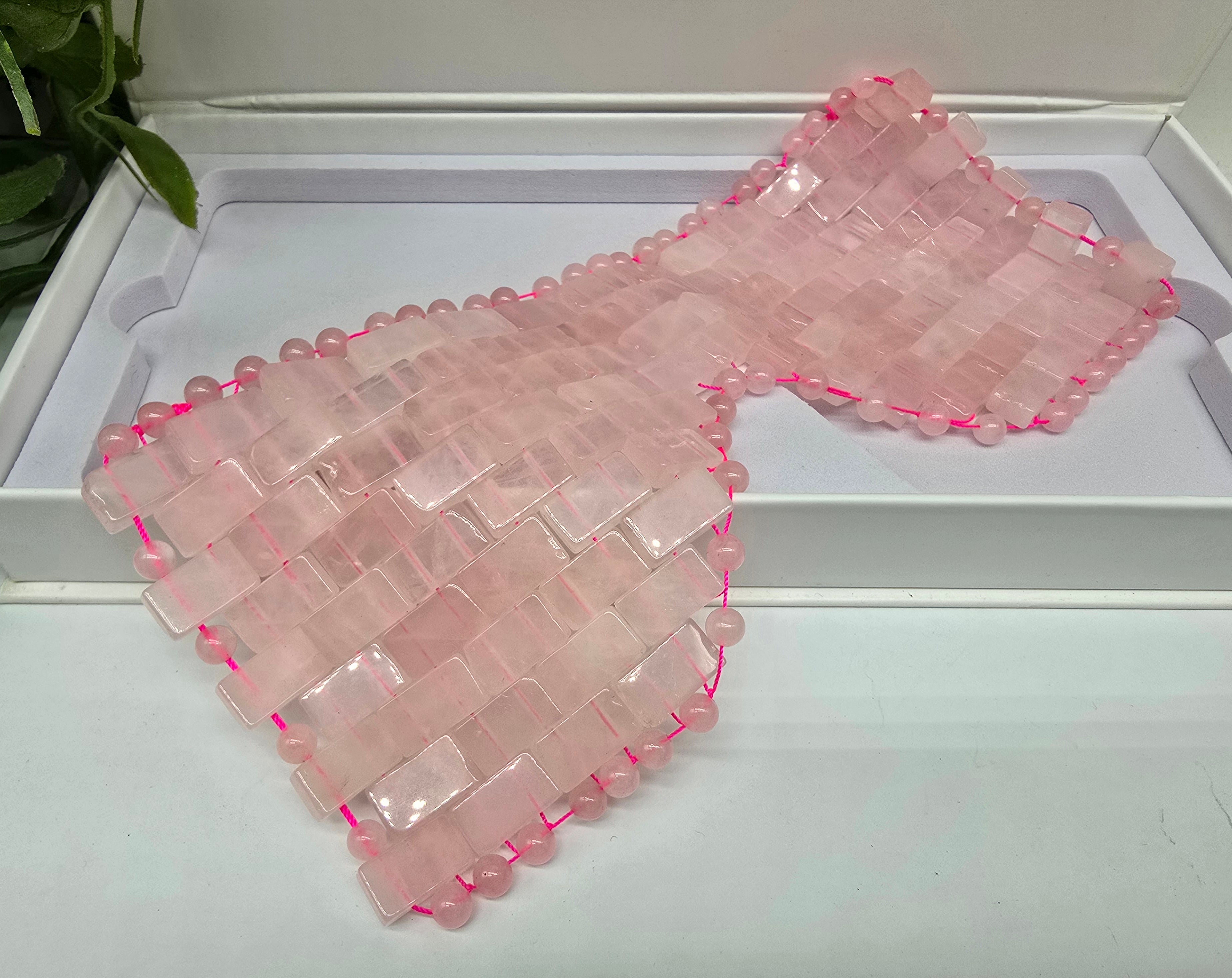Rose Quartz Eye Mask Crystal Wellness