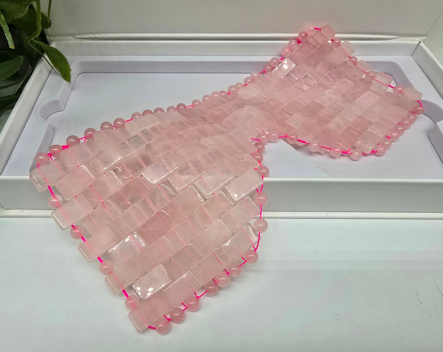 Rose Quartz Eye Mask Crystal Wellness