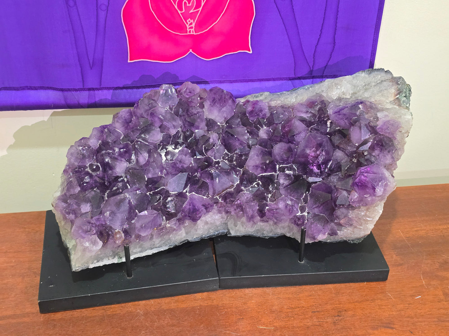 AAA Premium Deep Purple Amethyst Cluster – Spiritual Protection, Inner Peace, and Higher Wisdom Crystal Wellness